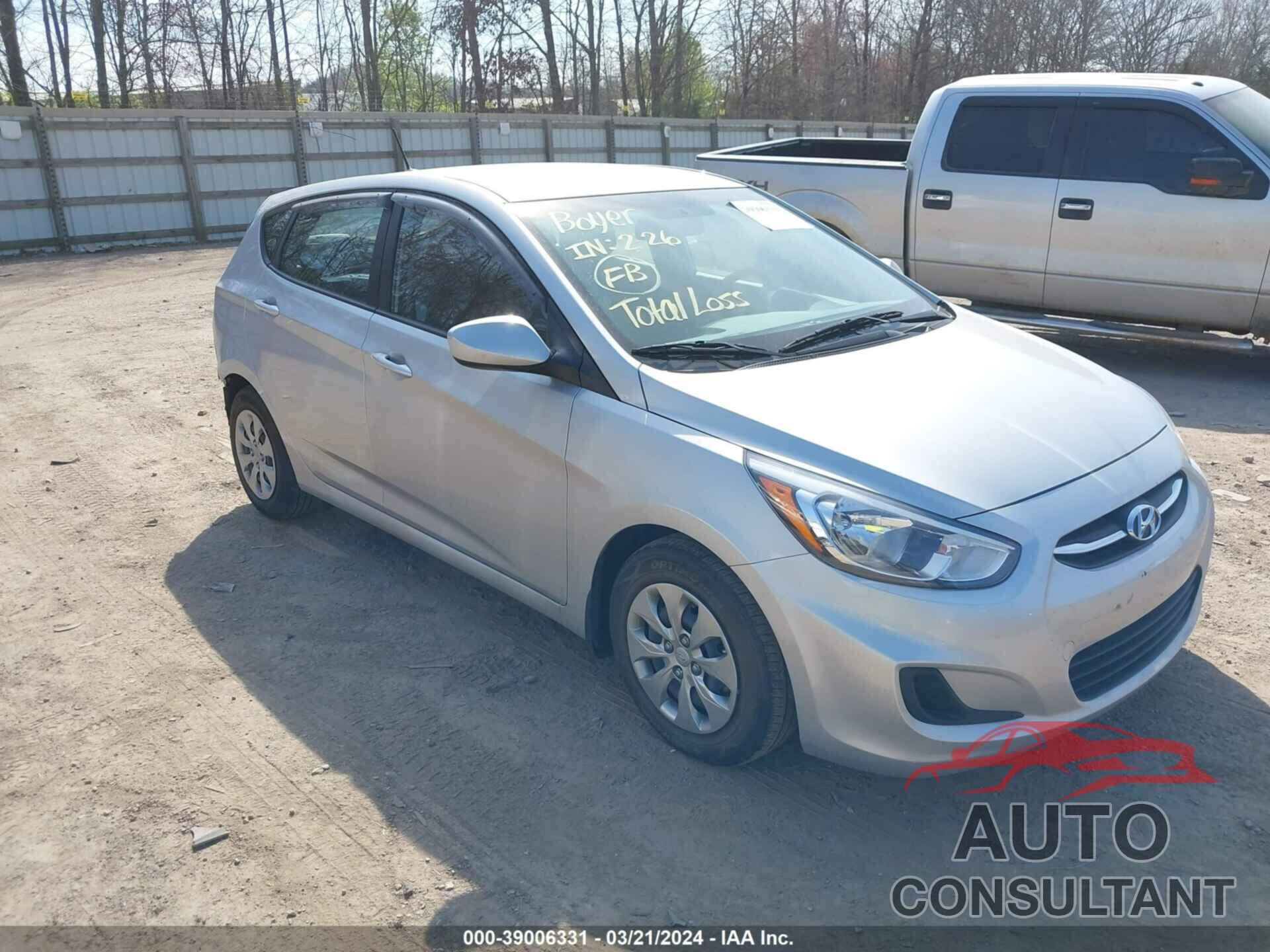 HYUNDAI ACCENT 2017 - KMHCT5AE7HU350561