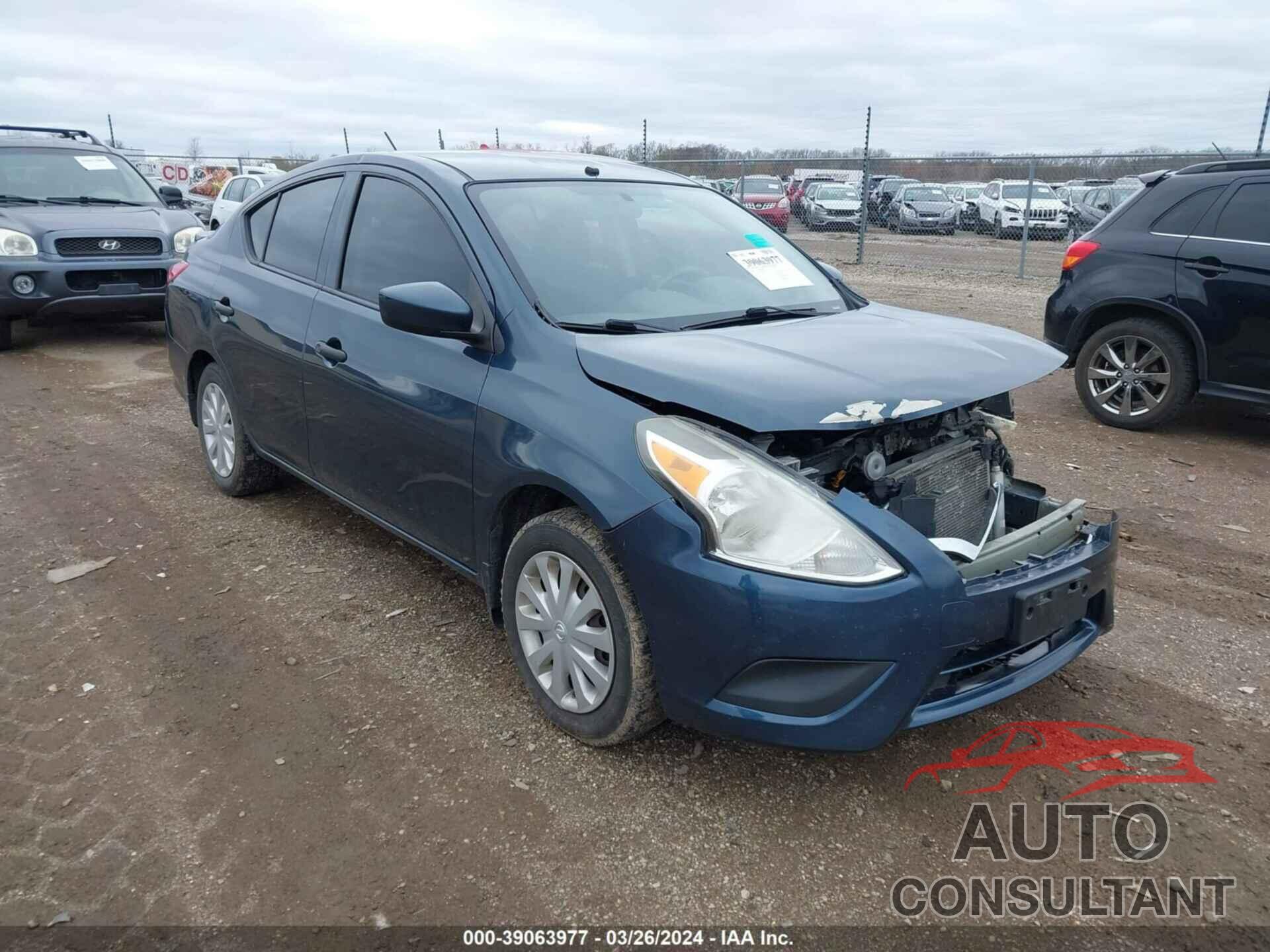 NISSAN VERSA 2016 - 3N1CN7AP0GL858362