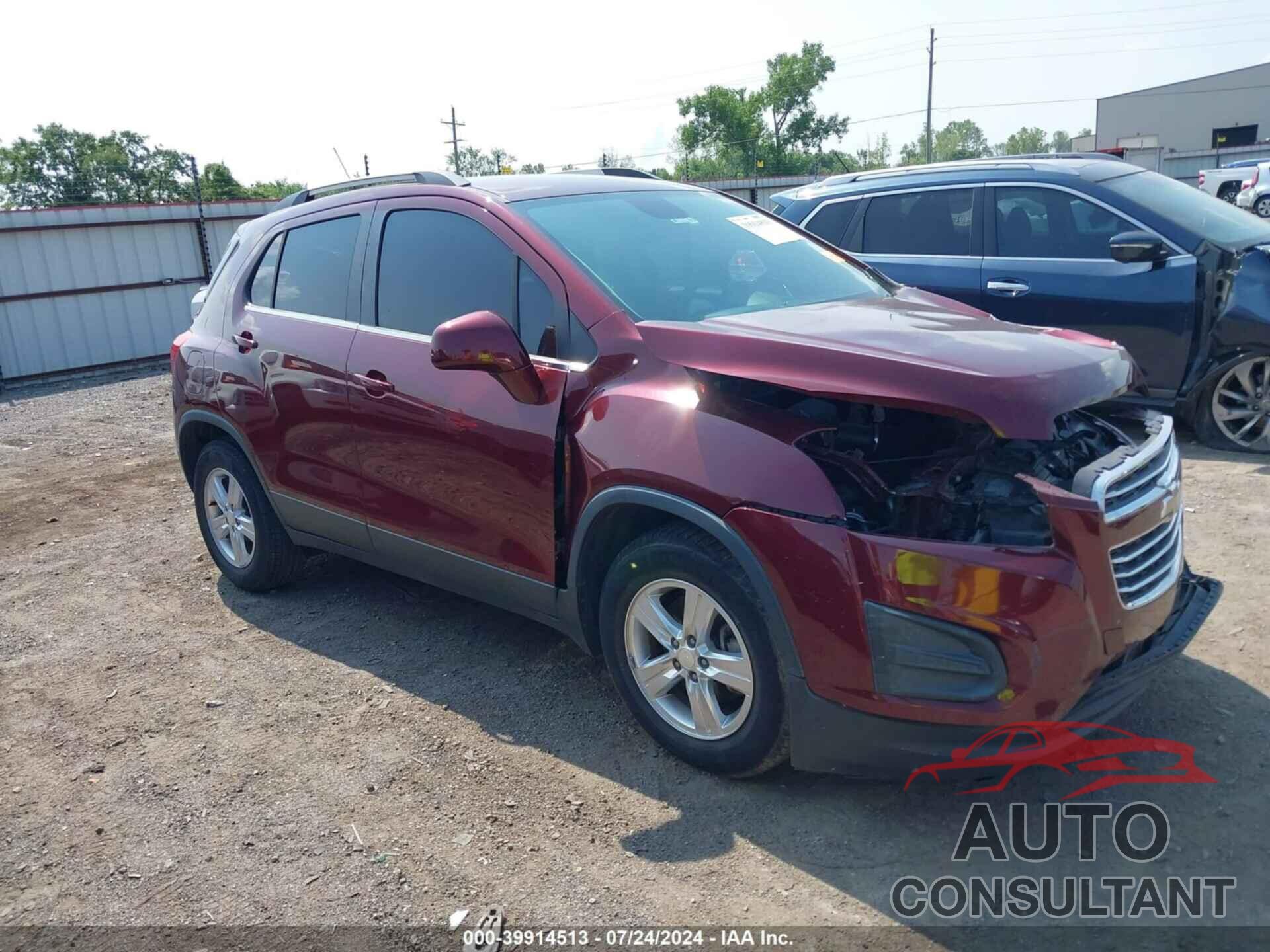 CHEVROLET TRAX 2016 - 3GNCJLSB3GL148805