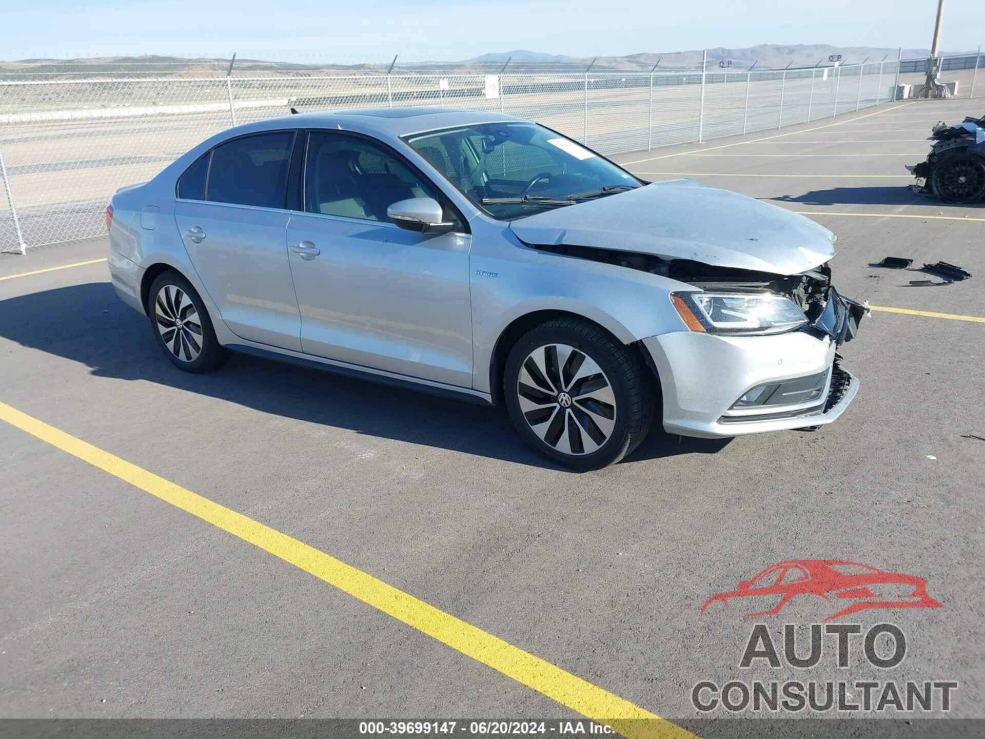 VOLKSWAGEN JETTA HYBRID 2016 - 3VW637AJ4GM367473