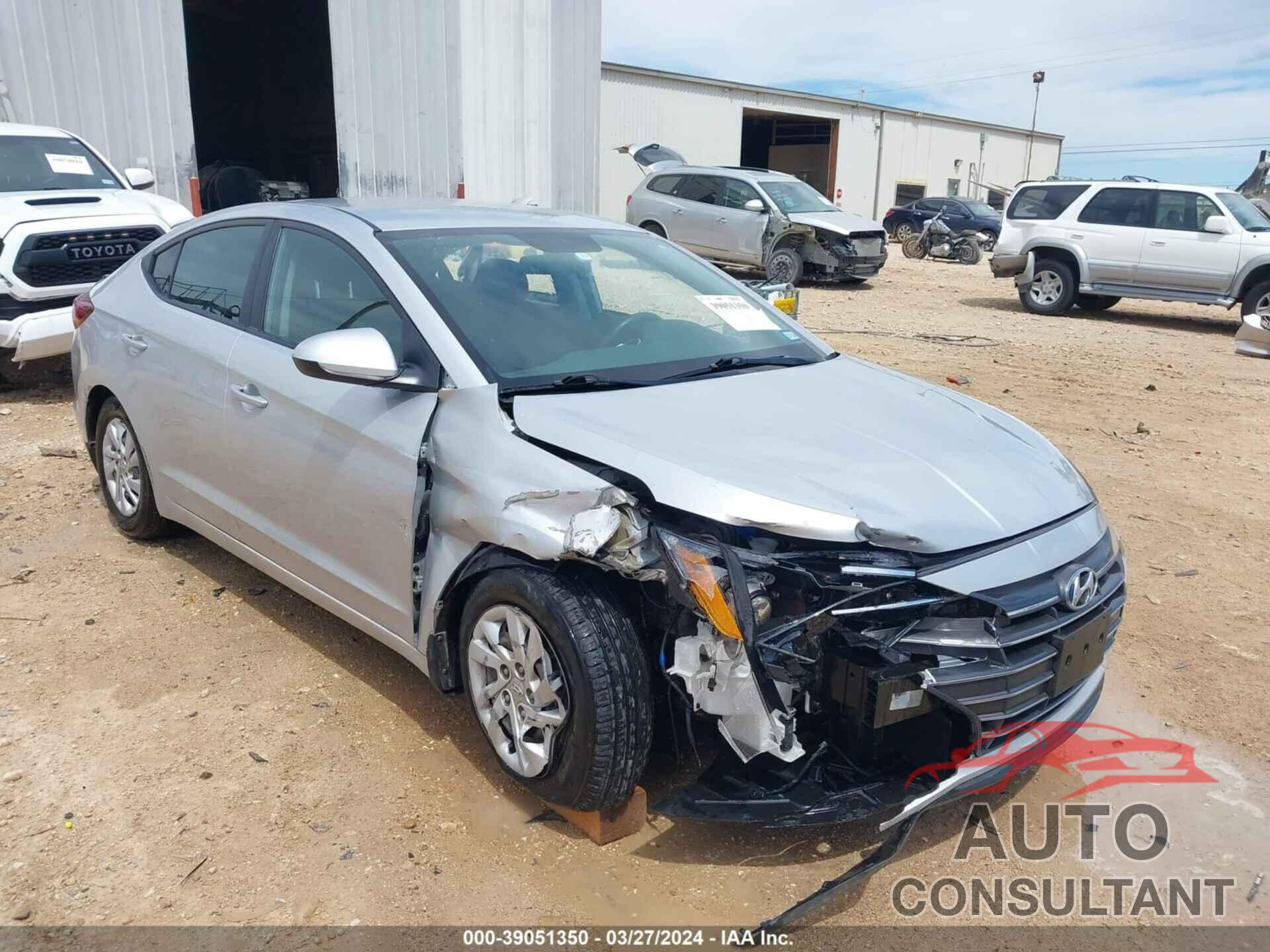 HYUNDAI ELANTRA 2019 - 5NPD74LF4KH470557