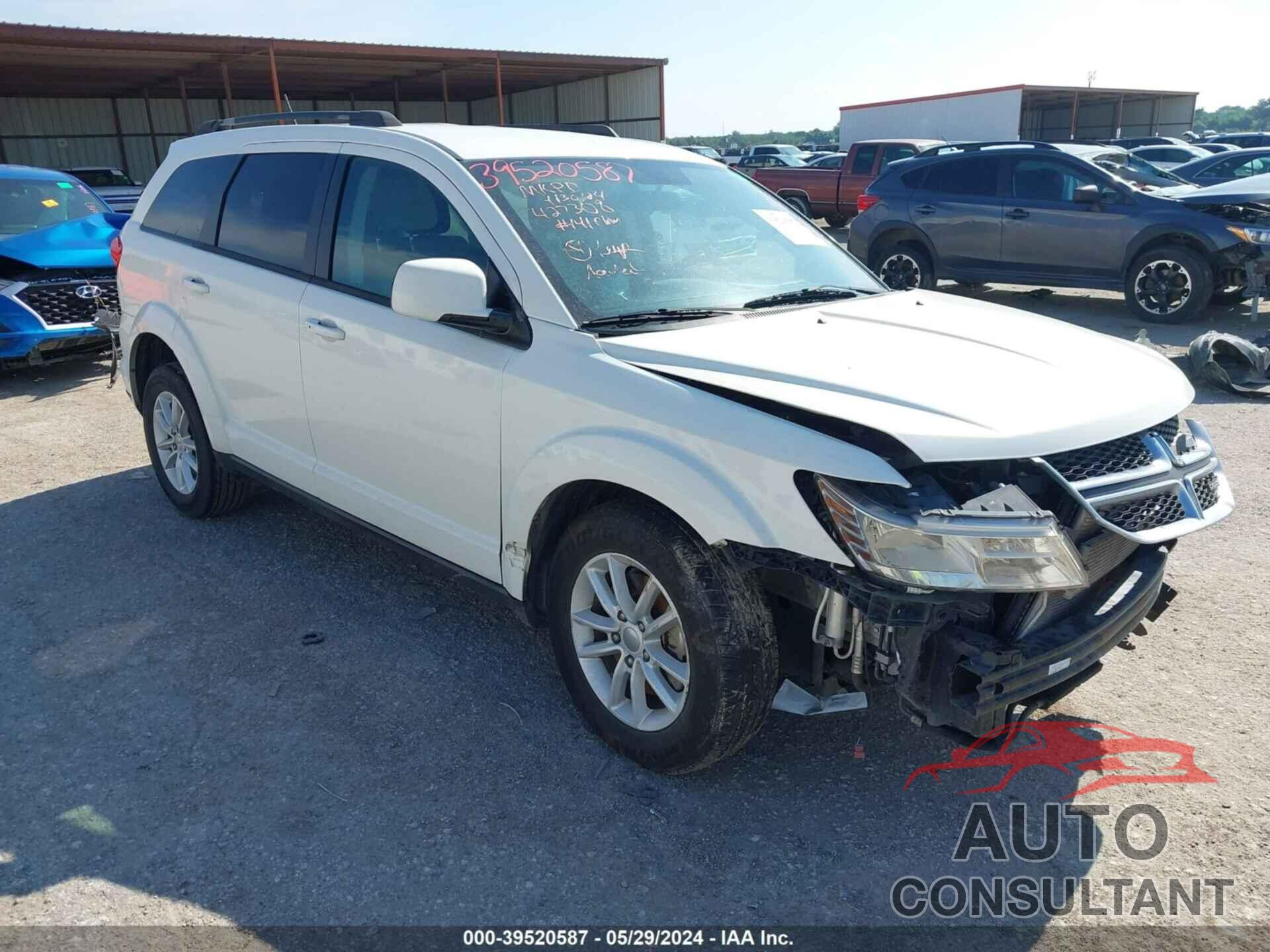 DODGE JOURNEY 2017 - 3C4PDCBG8HT572043