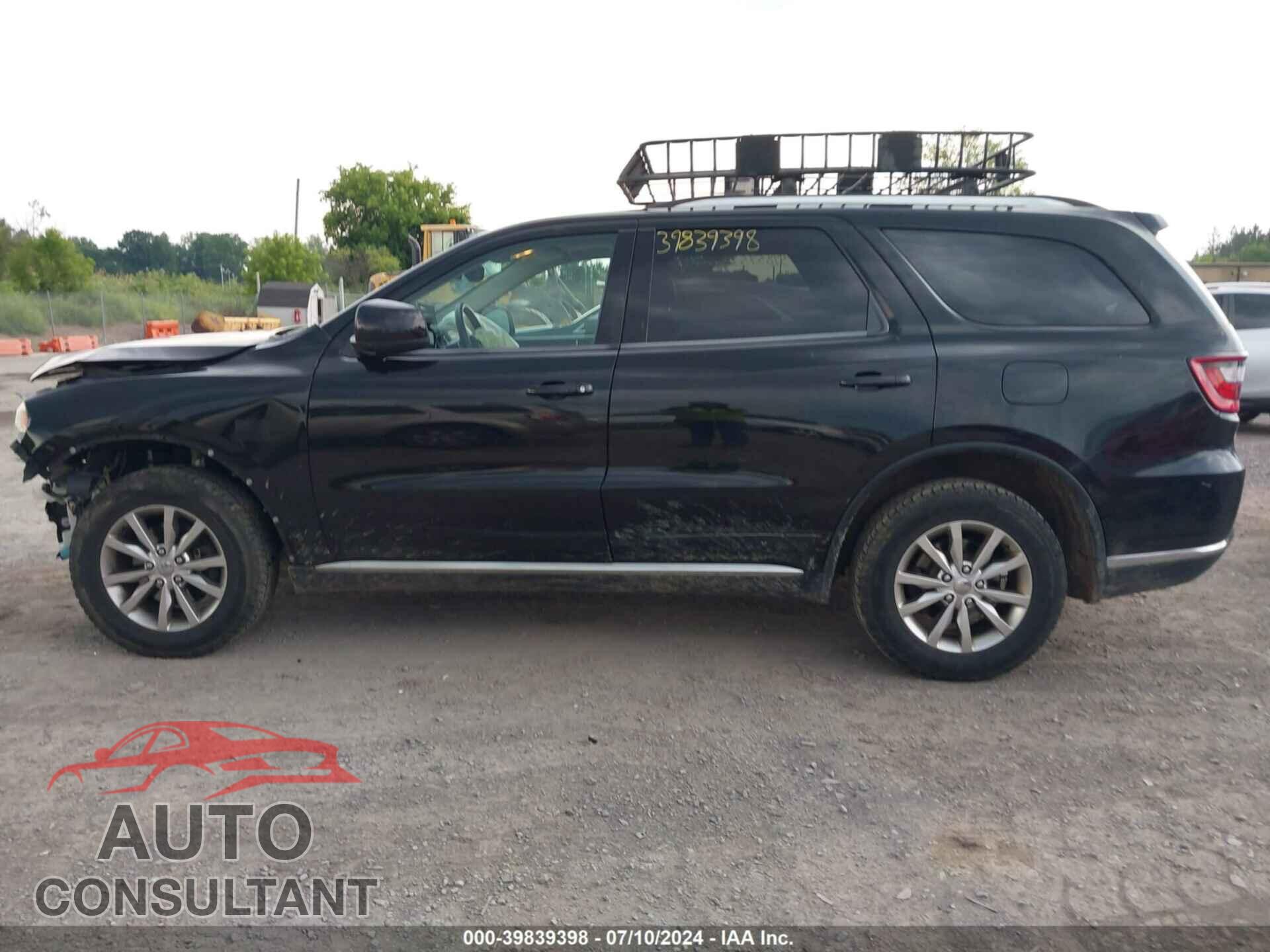 DODGE DURANGO 2017 - 1C4RDJAG4HC850852