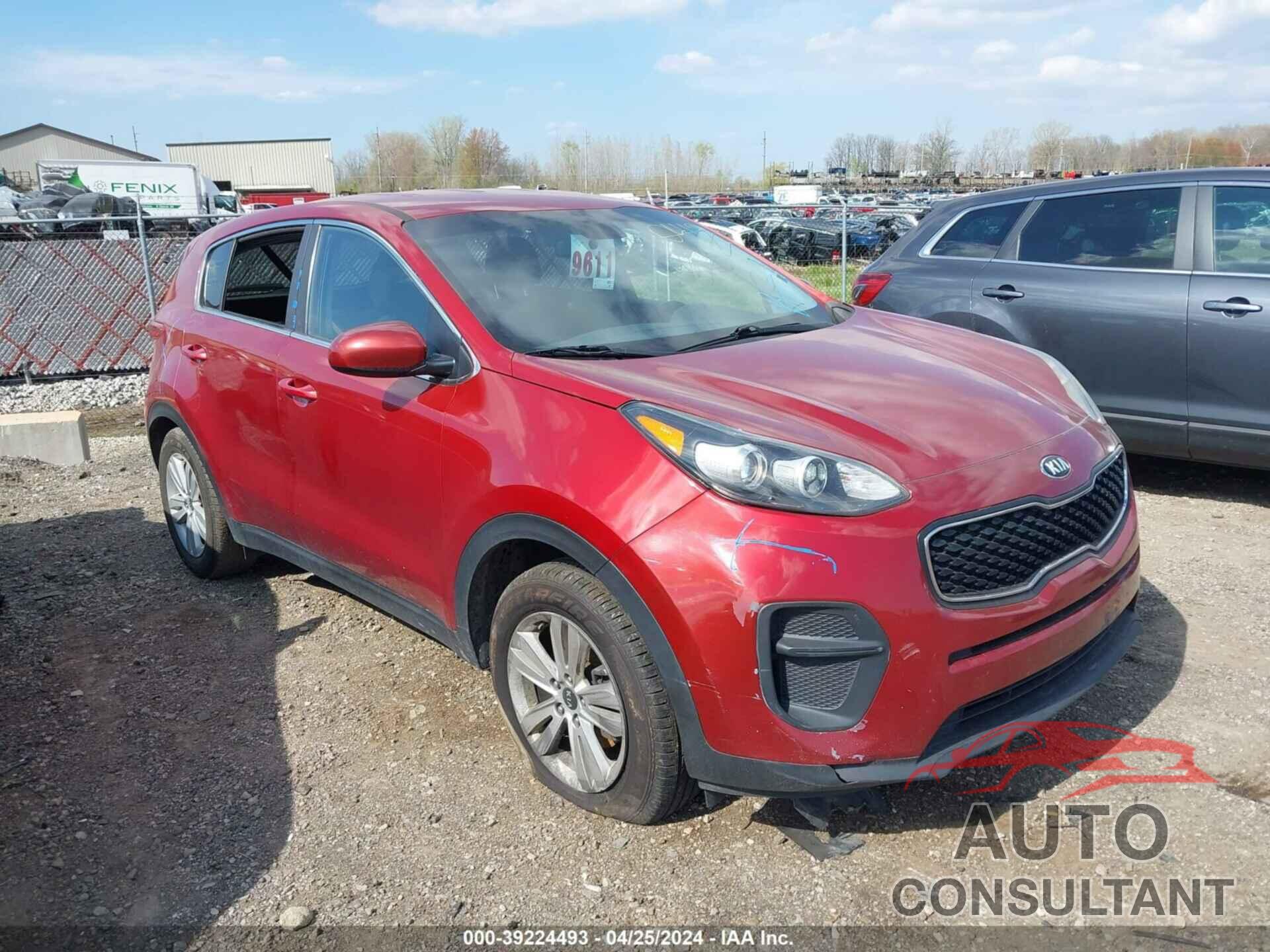 KIA SPORTAGE 2019 - KNDPM3AC6K7560421