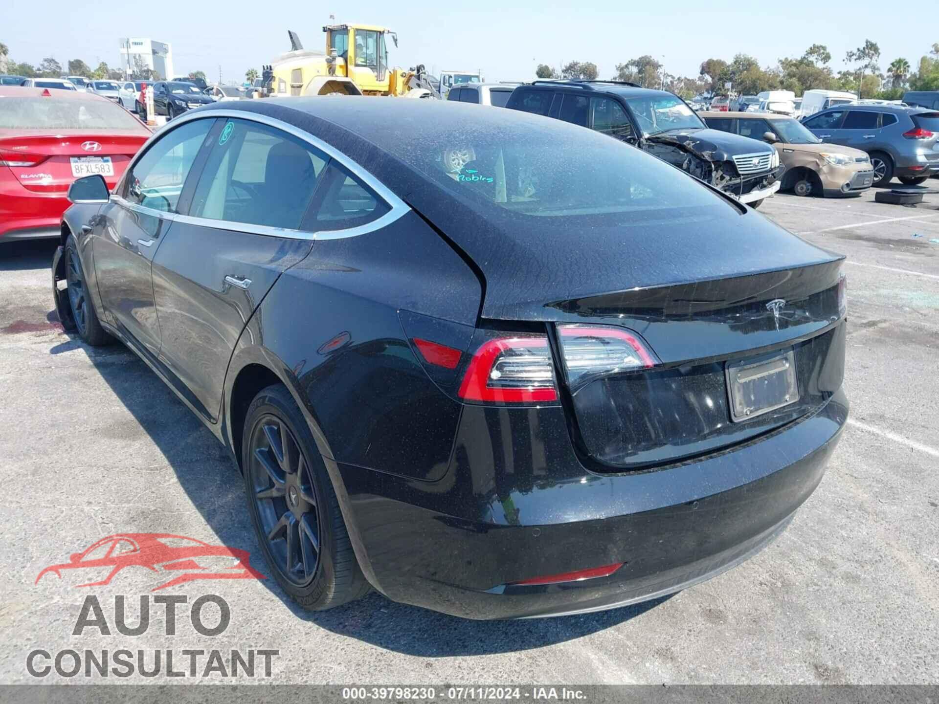 TESLA MODEL 3 2019 - 5YJ3E1EA3KF304546
