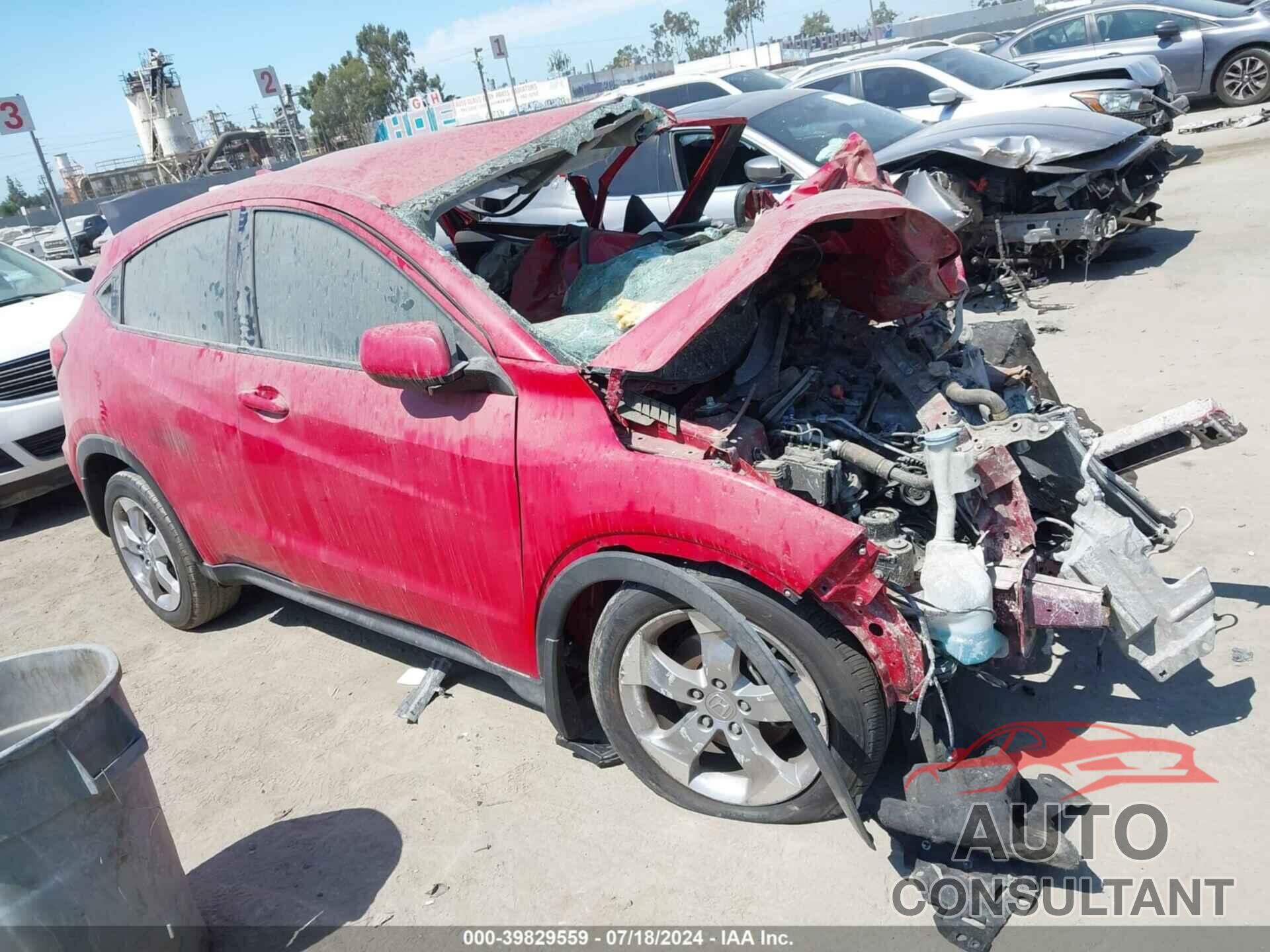 HONDA HR-V 2017 - 3CZRU5H30HG706295