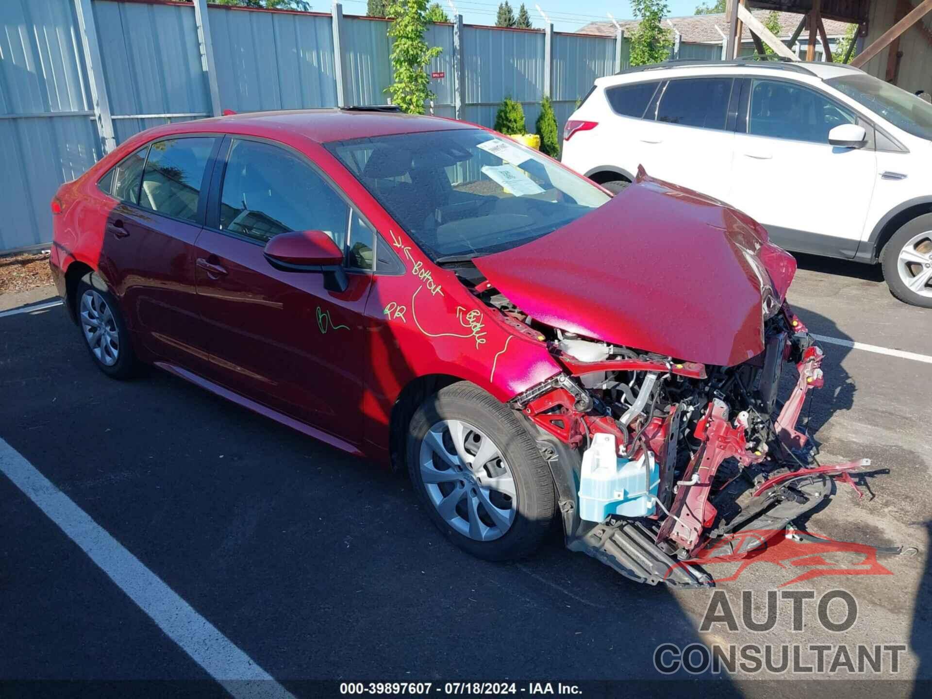 TOYOTA COROLLA 2022 - JTDEPMAE5NJ202482