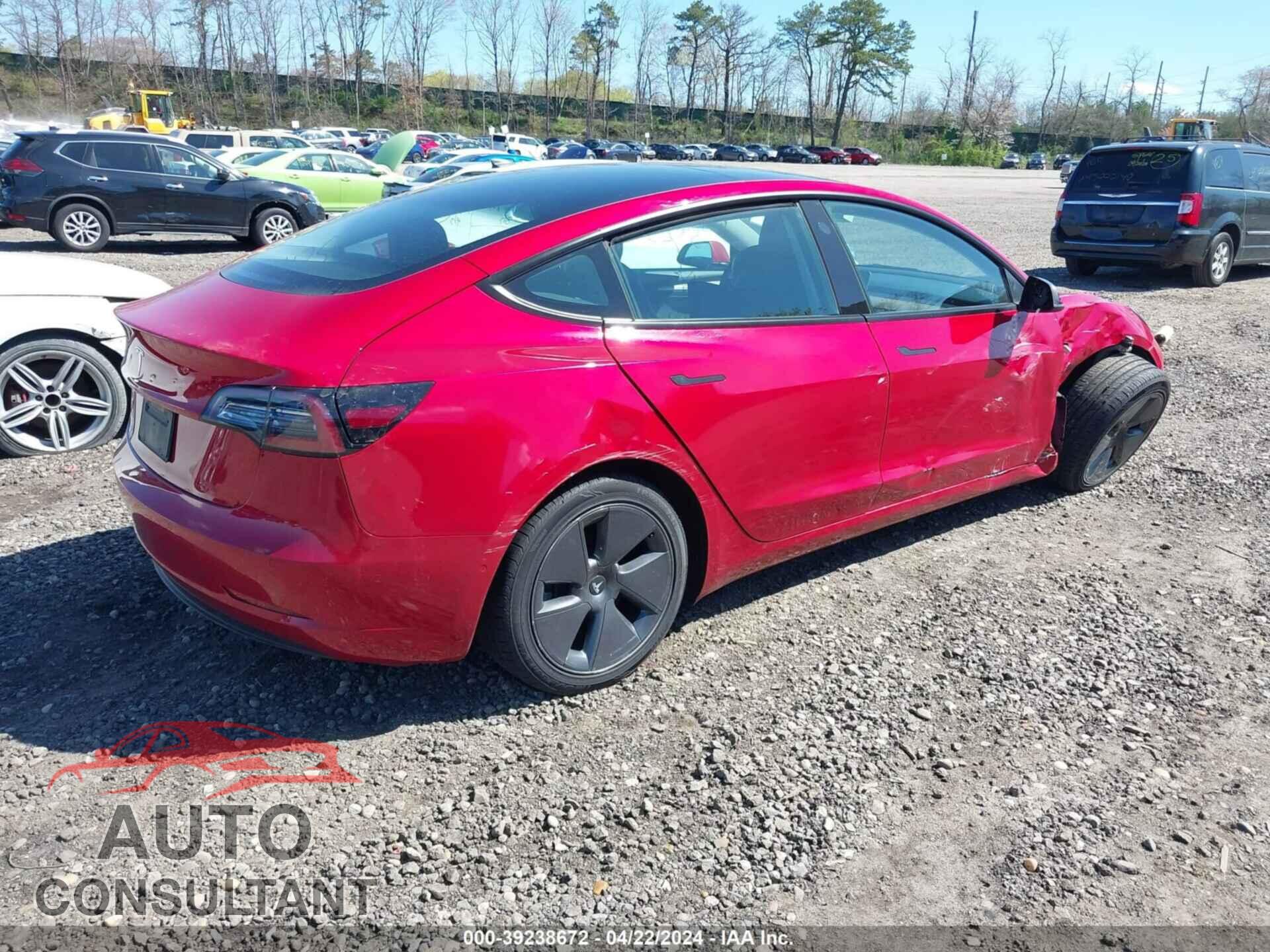 TESLA MODEL 3 2022 - 5YJ3E1EAXNF371004