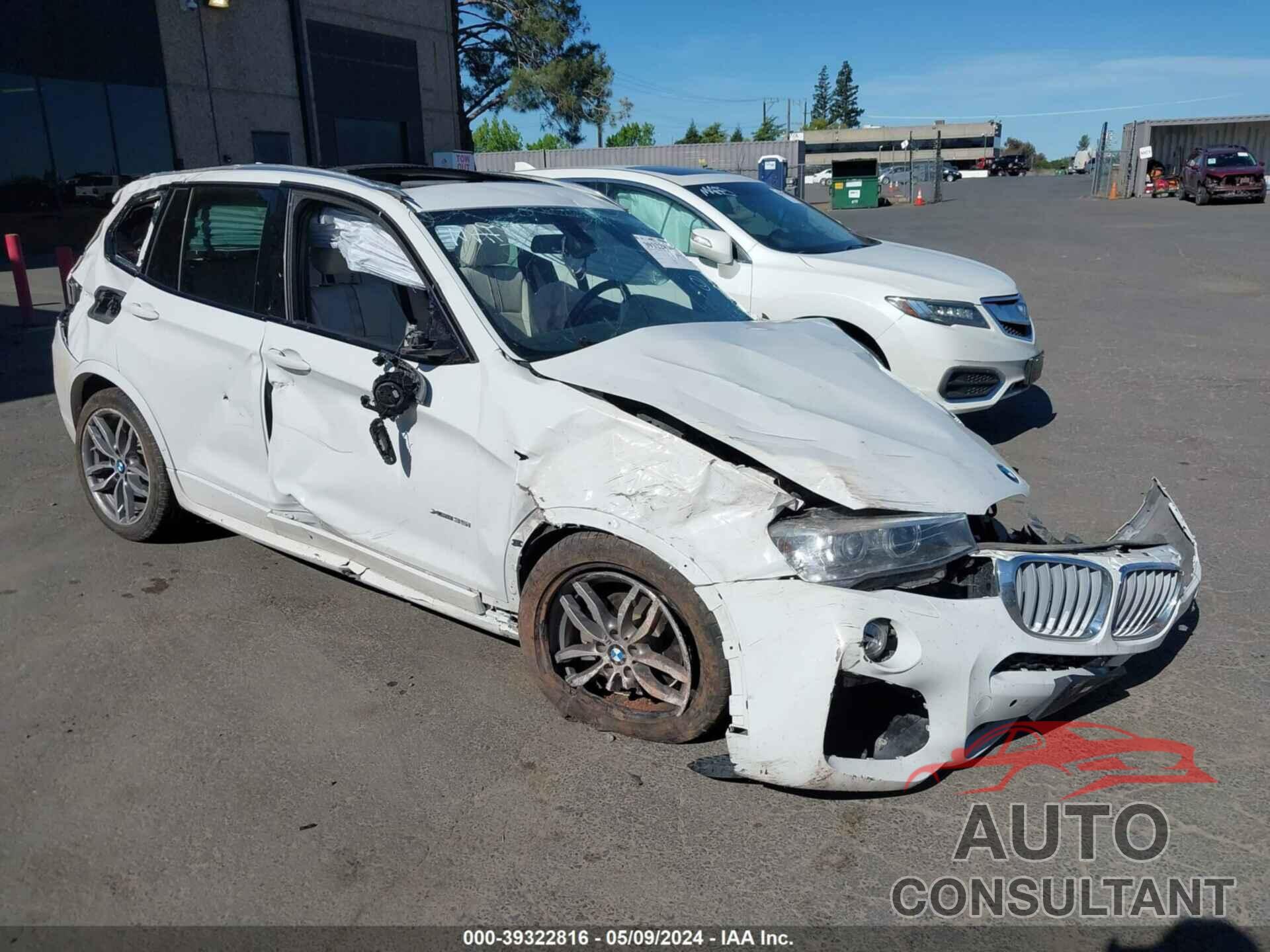 BMW X3 2016 - 5UXWX7C50G0S15912