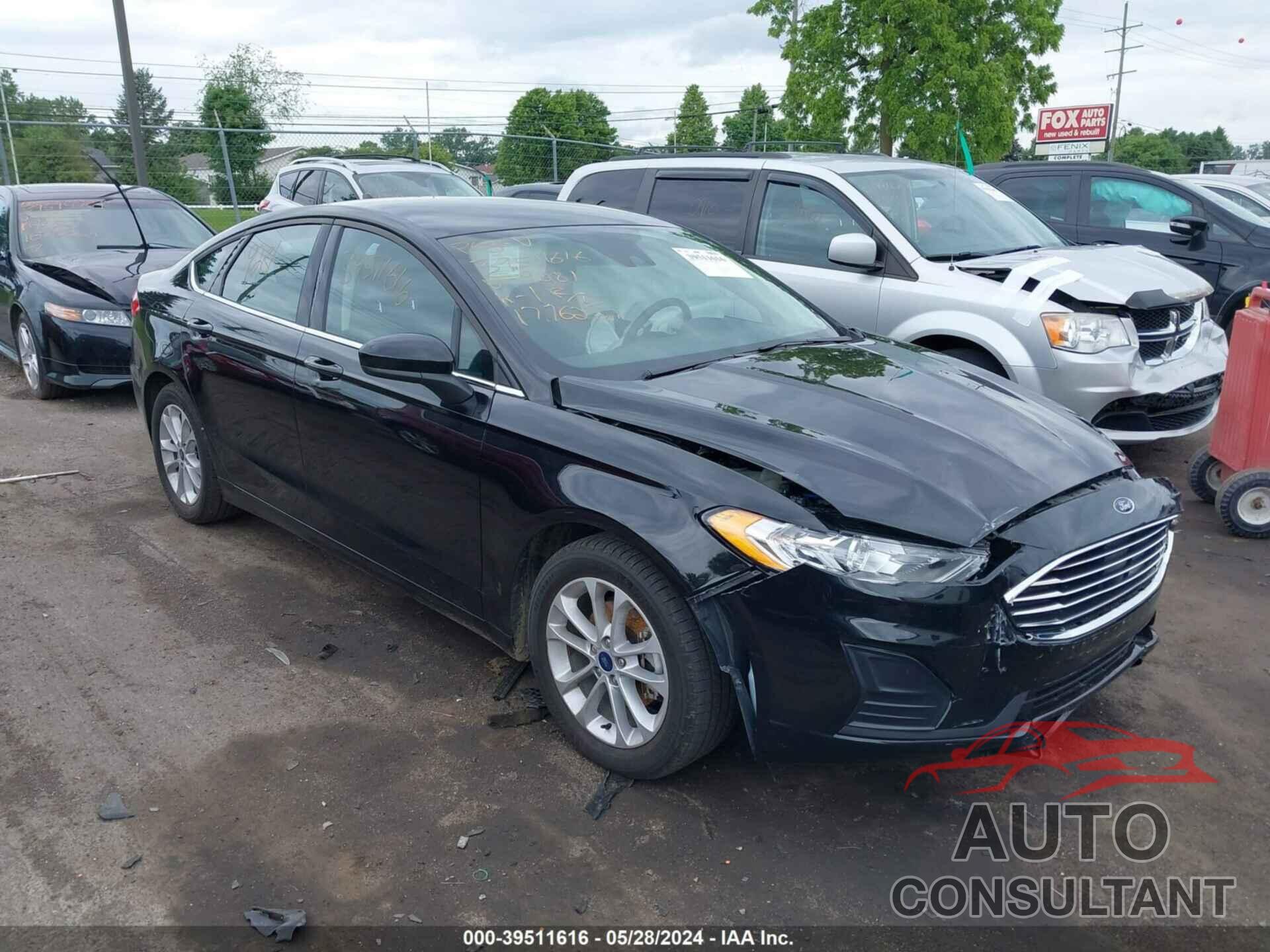 FORD FUSION 2020 - 3FA6P0HDXLR219281