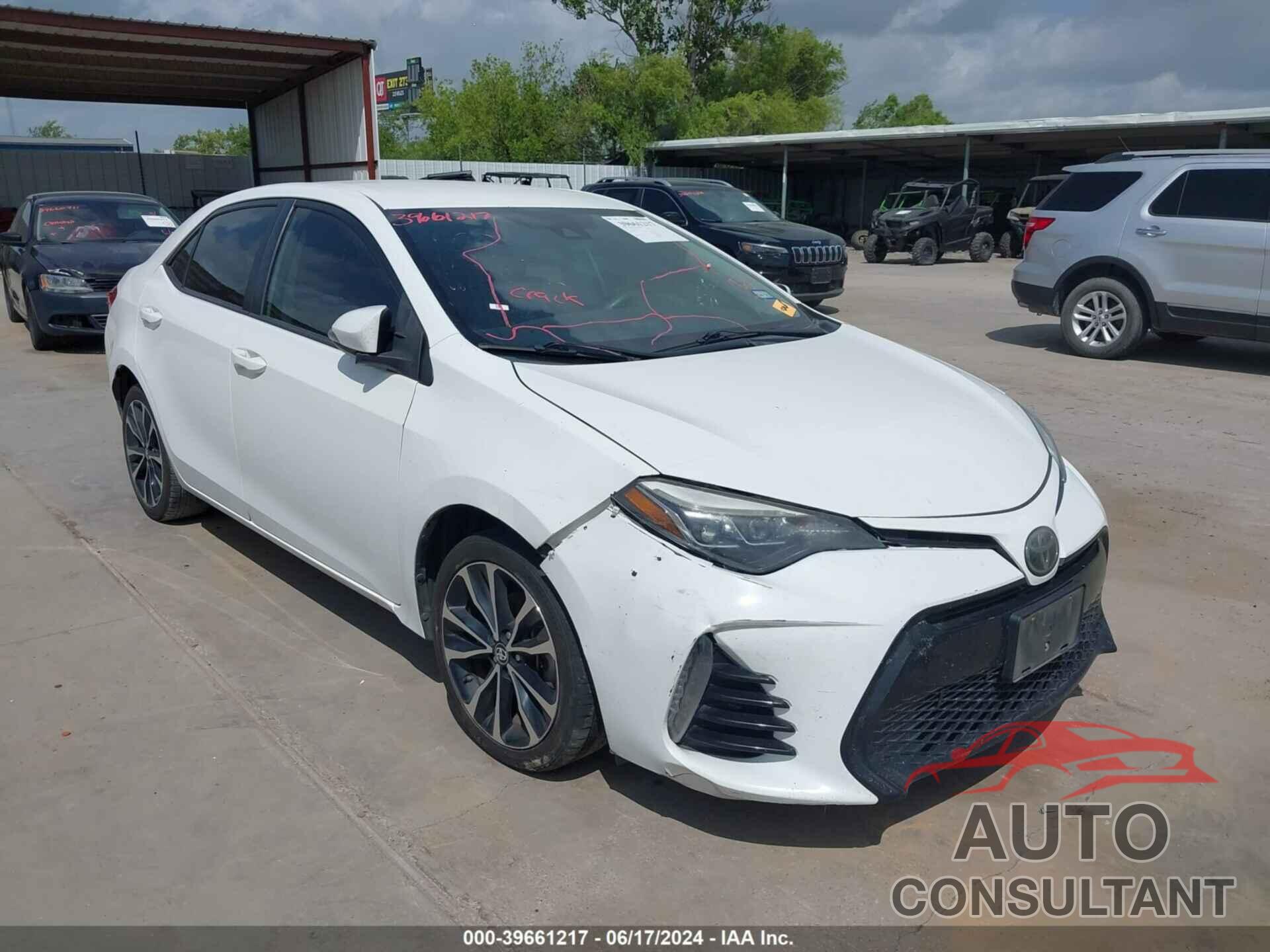 TOYOTA COROLLA 2018 - 5YFBURHE5JP769330