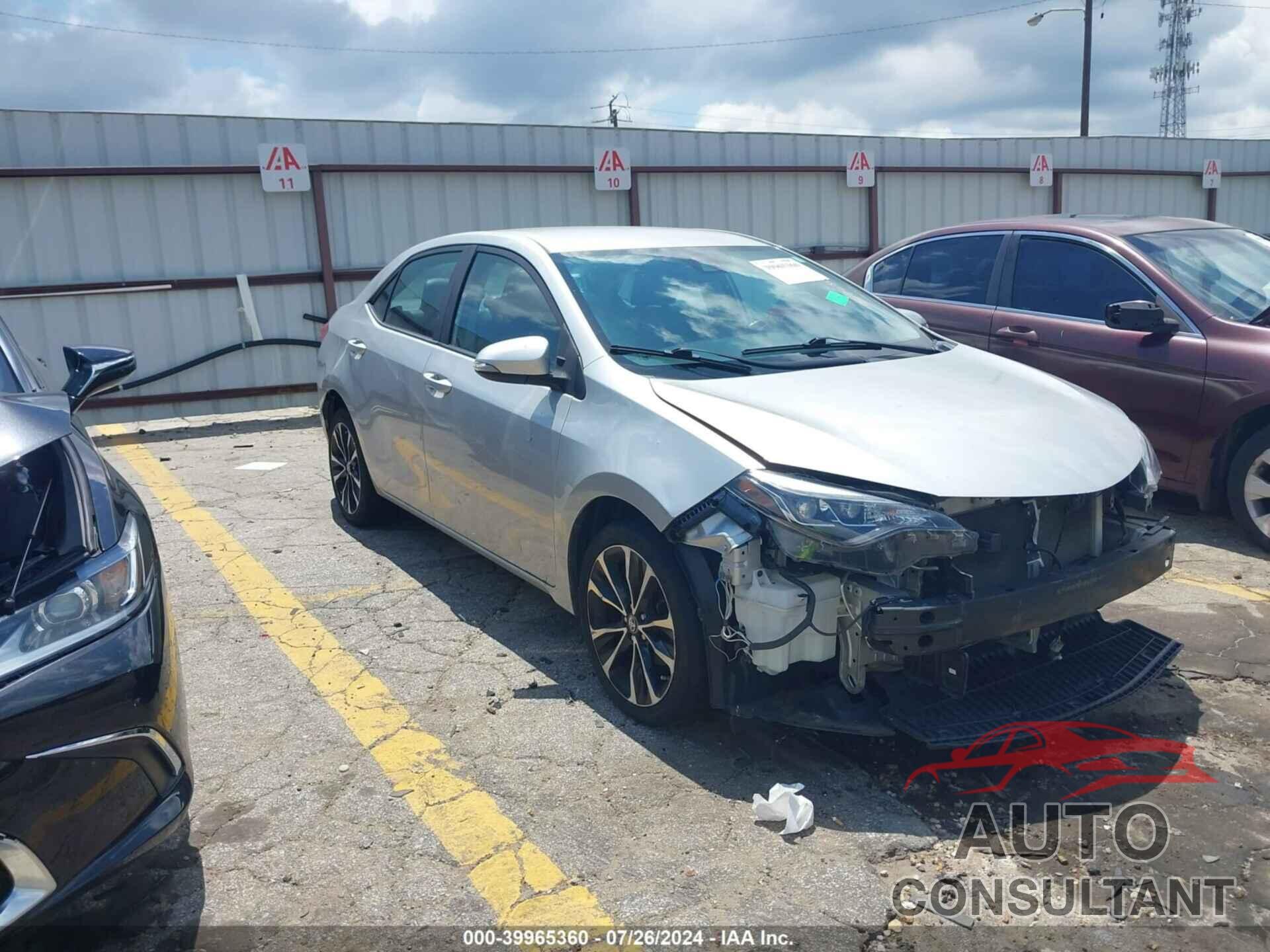 TOYOTA COROLLA 2018 - 5YFBURHE1JP840359
