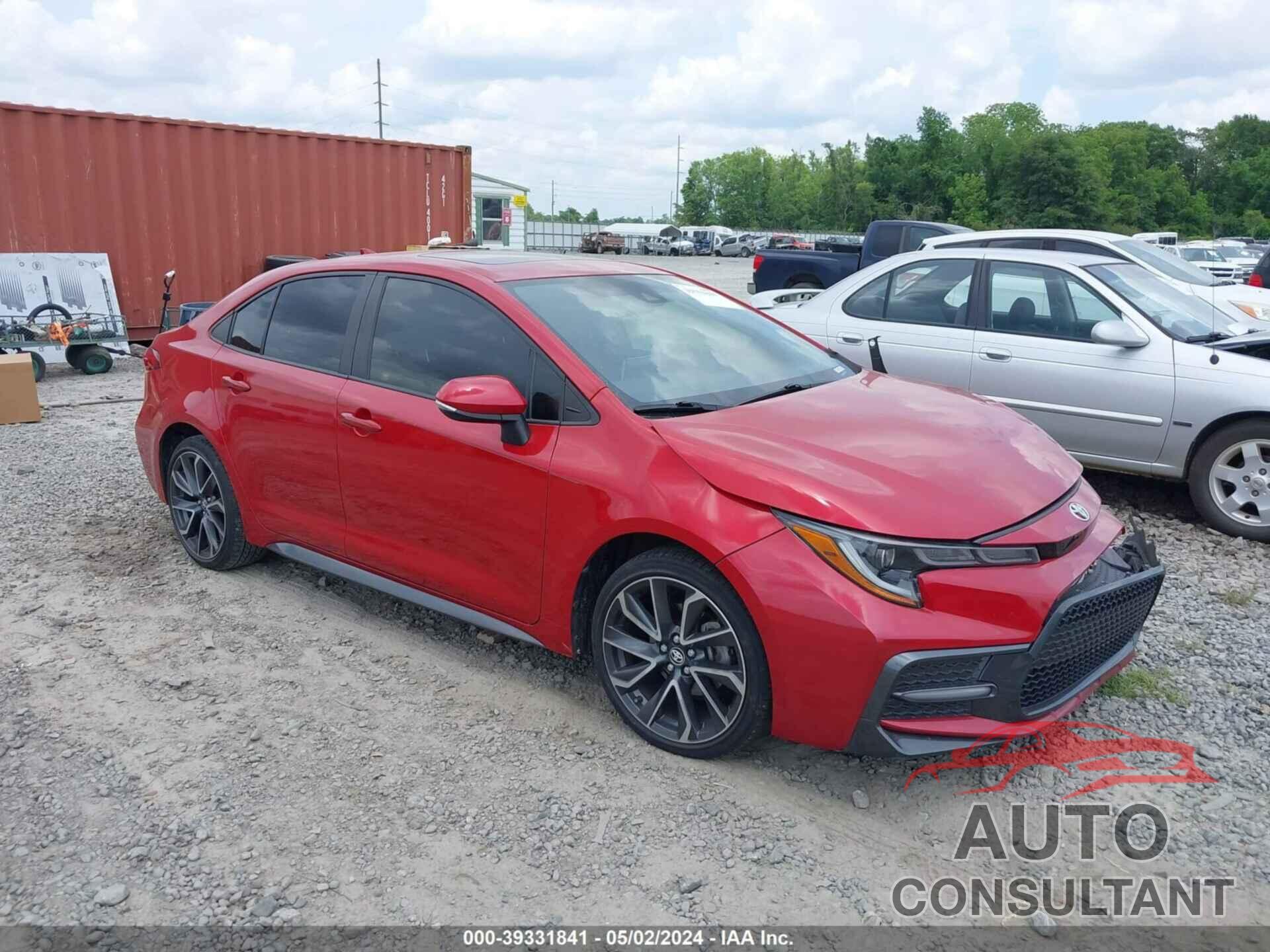 TOYOTA COROLLA 2020 - JTDT4RCE7LJ038952