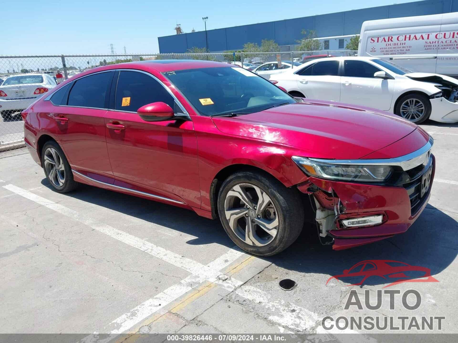 HONDA ACCORD 2018 - 1HGCV2F52JA030000