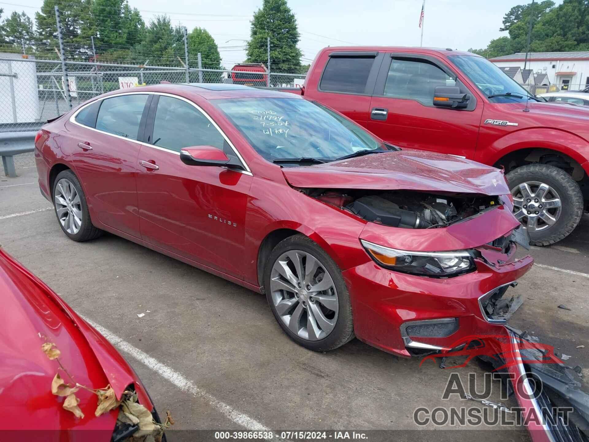 CHEVROLET MALIBU 2017 - 1G1ZH5SX8HF211794