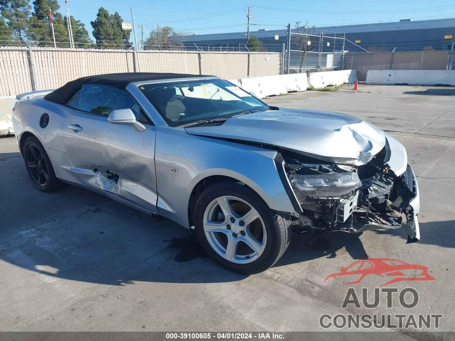 CHEVROLET CAMARO 2019 - 1G1FB3DX6K0148517