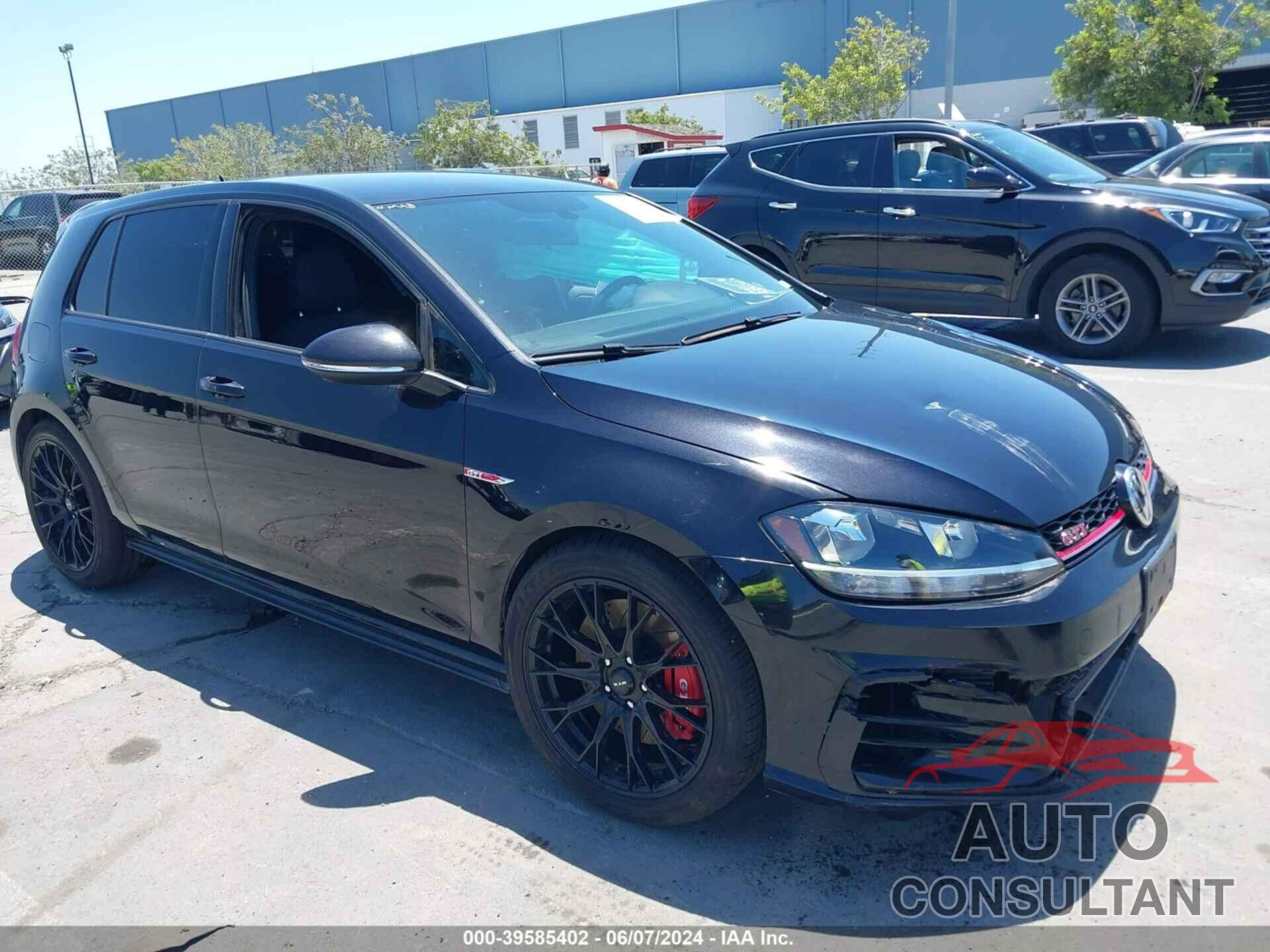 VOLKSWAGEN GOLF GTI 2021 - 3VW5T7AU6MM009891