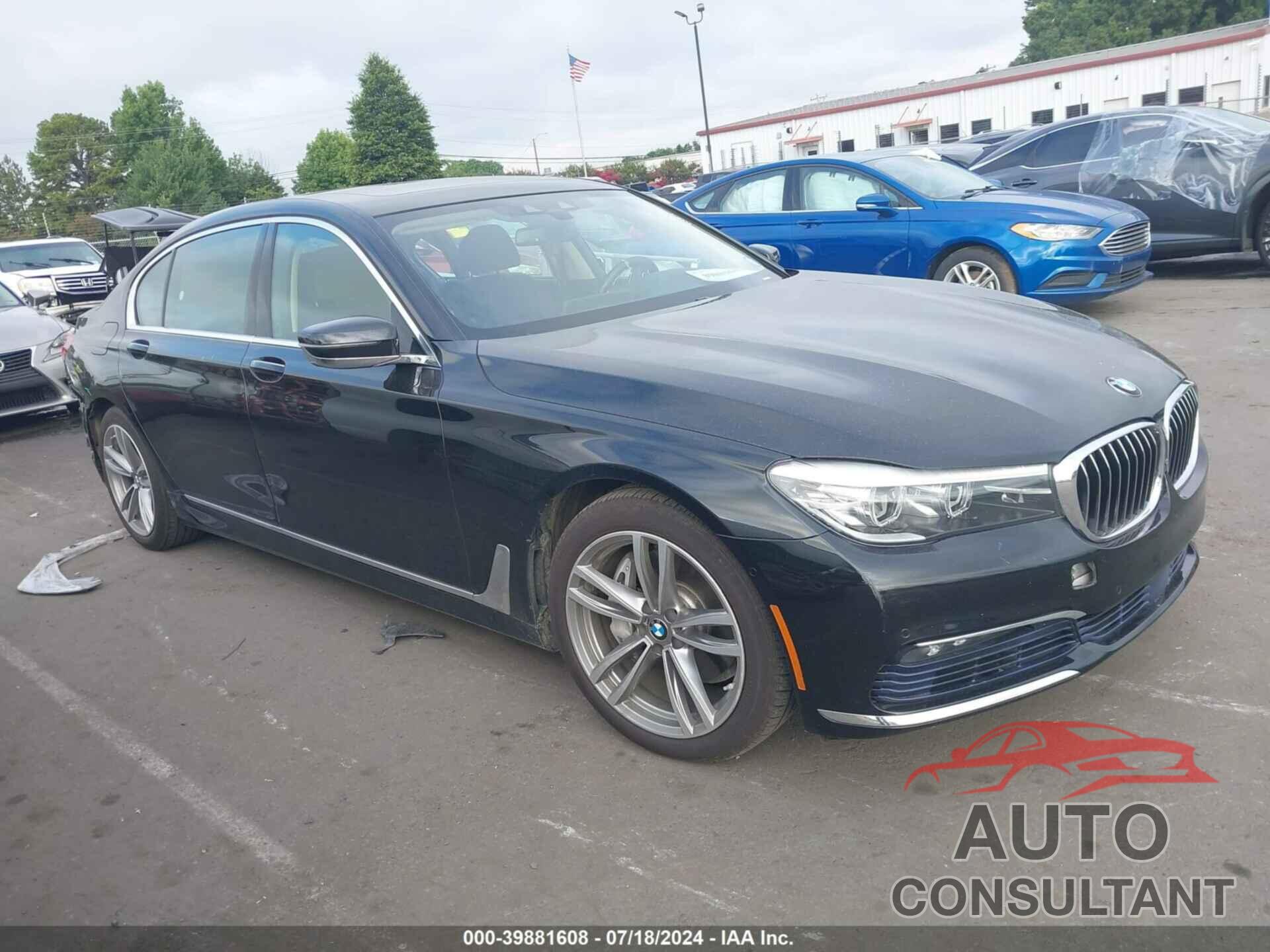 BMW 740I 2017 - WBA7E4C33HGV23333