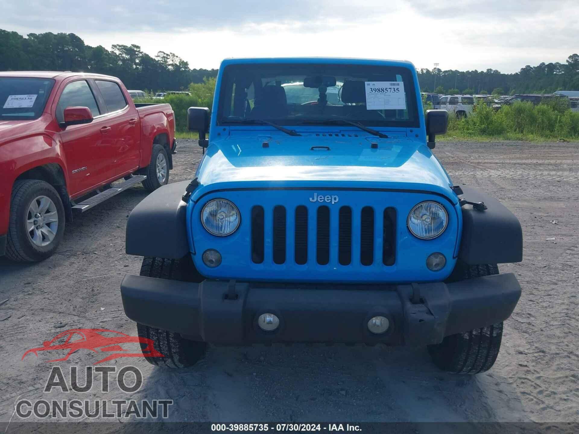 JEEP WRANGLER 2017 - 1C4AJWAG3HL578412