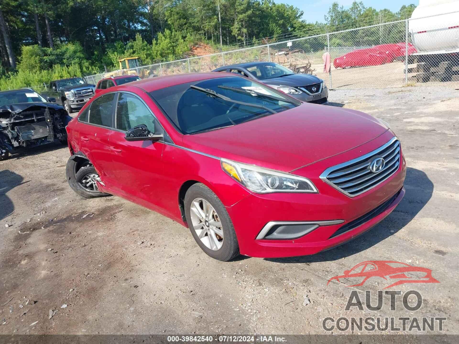 HYUNDAI SONATA 2017 - 5NPE24AF8HH490101