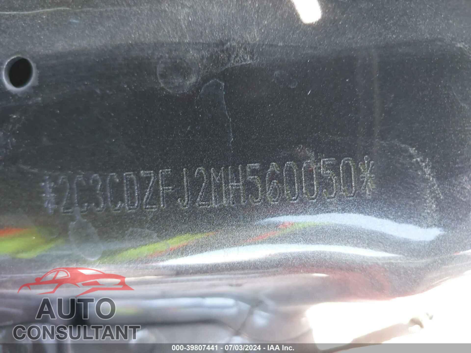 DODGE CHALLENGER 2021 - 2C3CDZFJ2MH560050