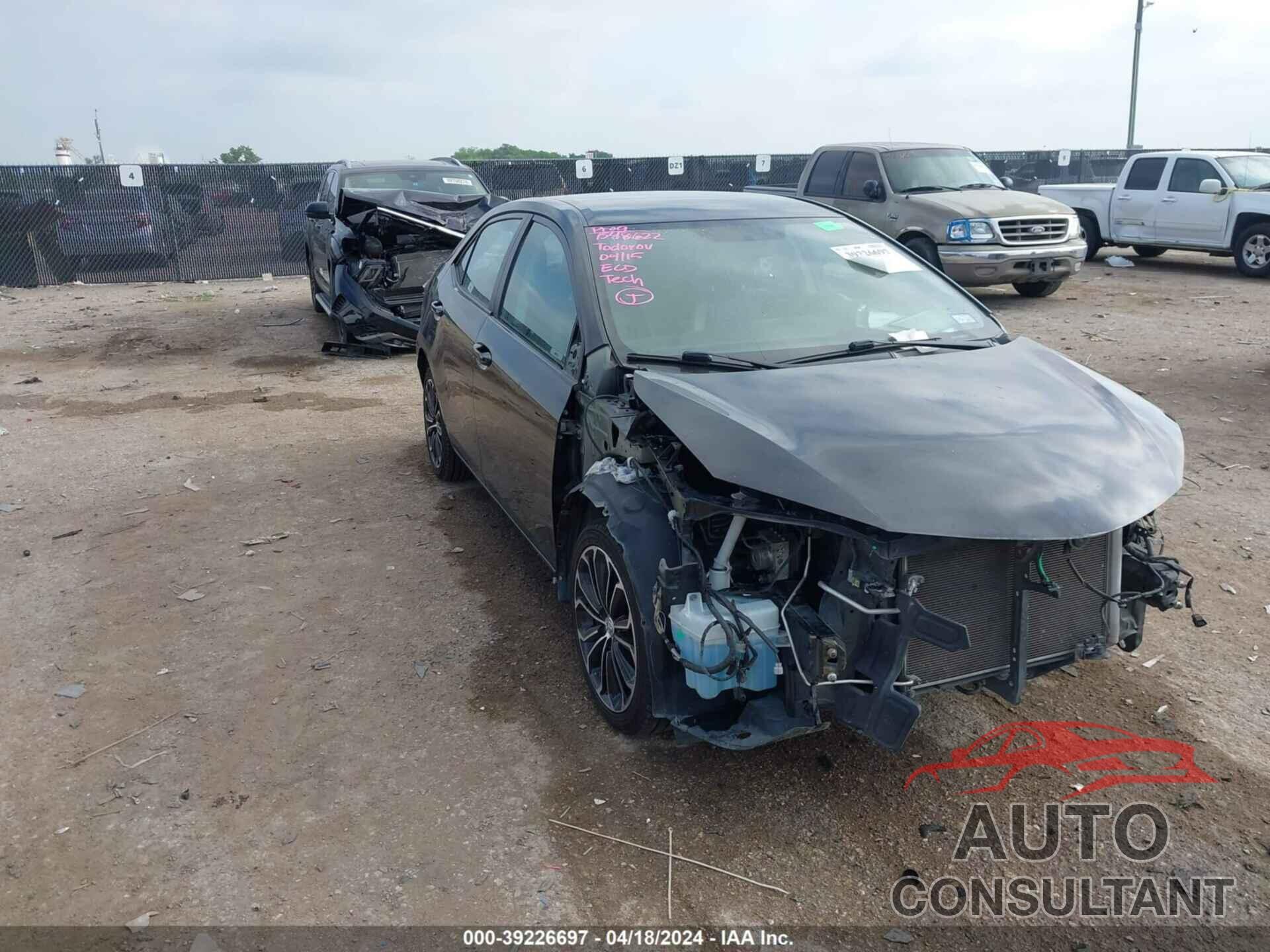 TOYOTA COROLLA 2016 - 2T1BURHE4GC495904