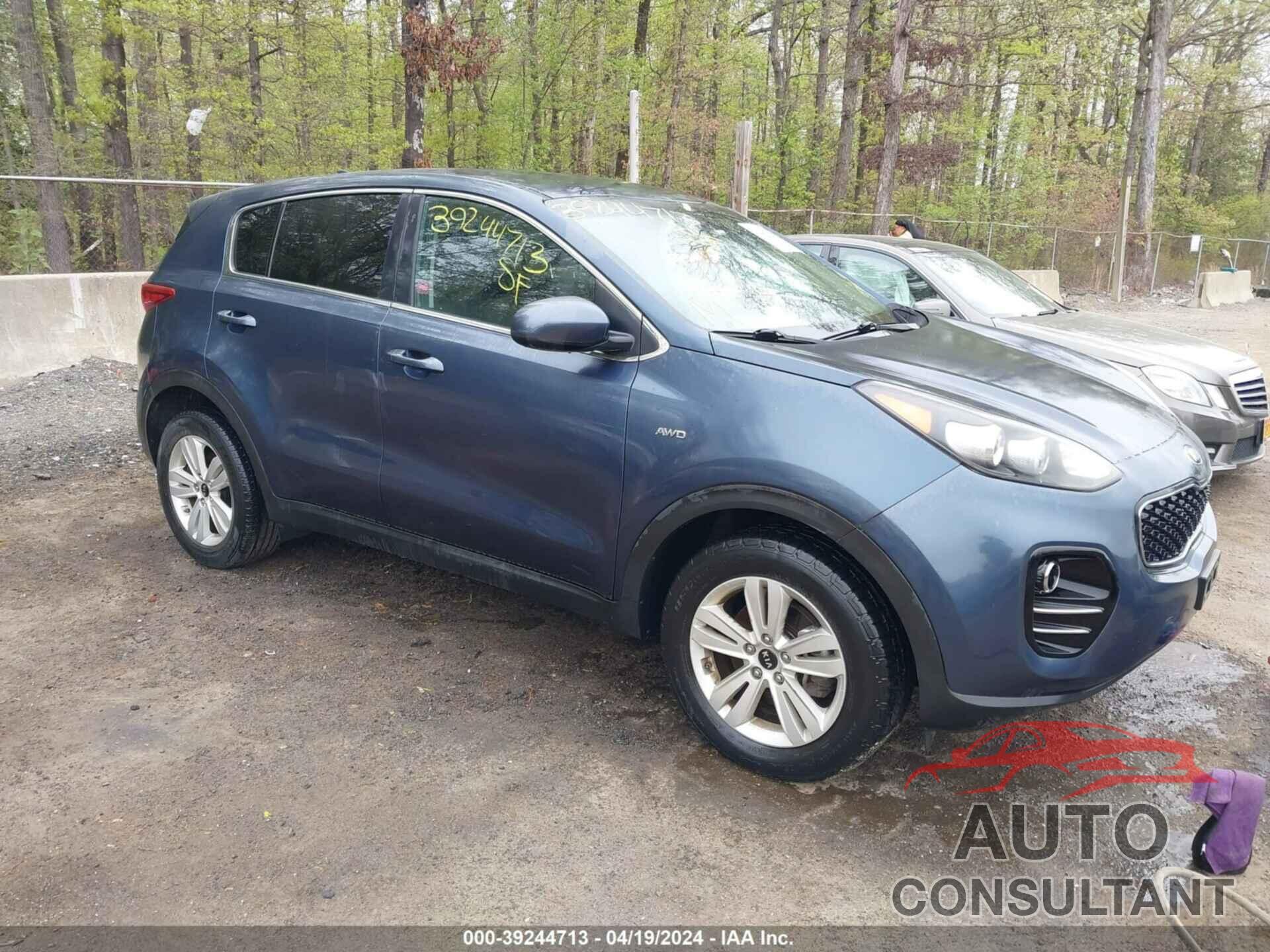 KIA SPORTAGE 2017 - KNDPMCAC3H7186200