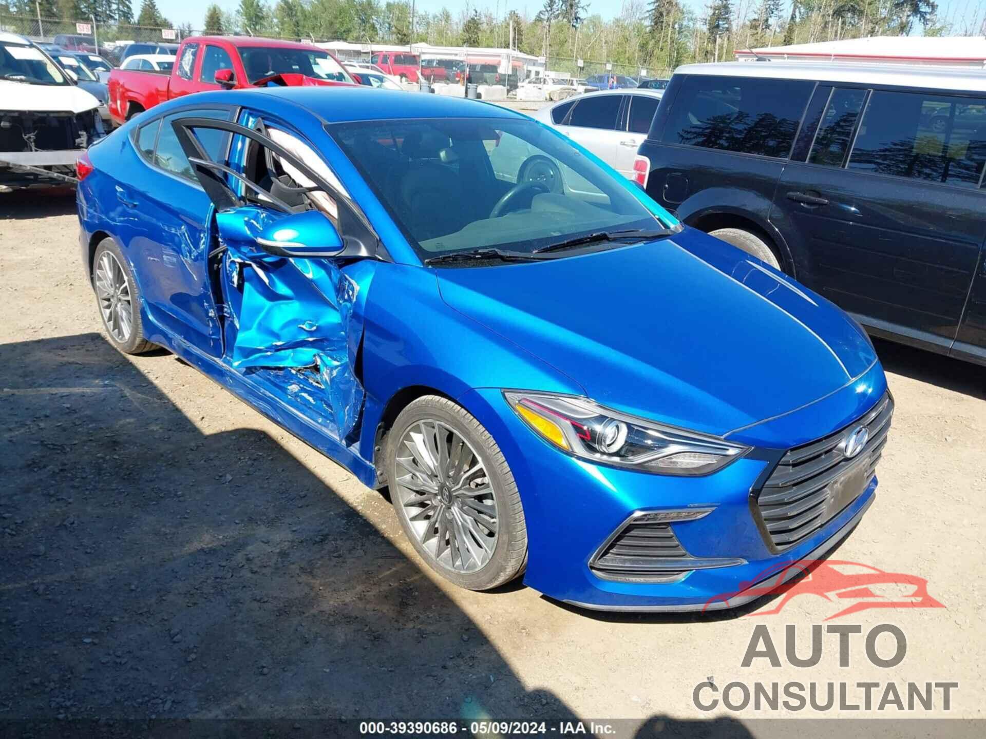 HYUNDAI ELANTRA 2017 - KMHD04LBXHU332100