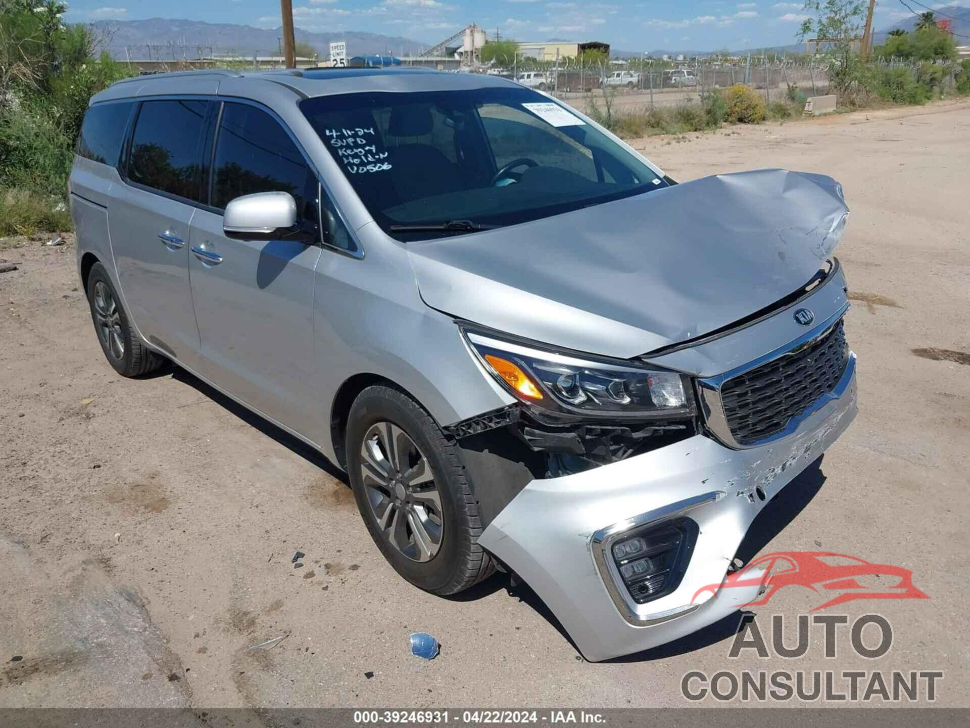 KIA SEDONA 2019 - KNDMC5C19K6540506