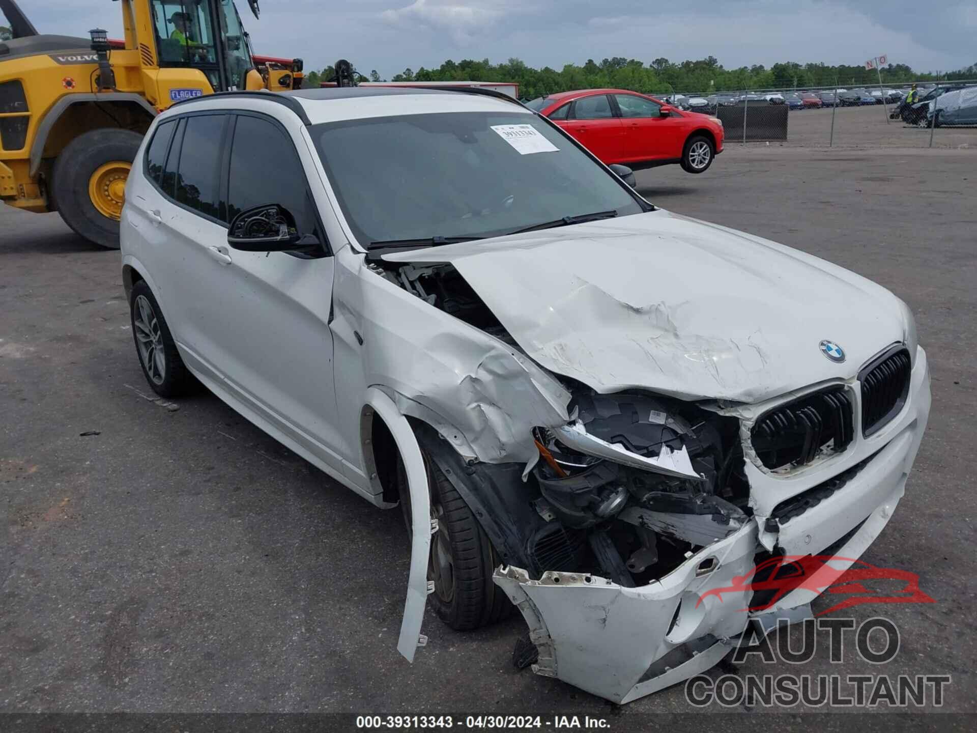 BMW X3 2016 - 5UXWZ7C56G0R32356