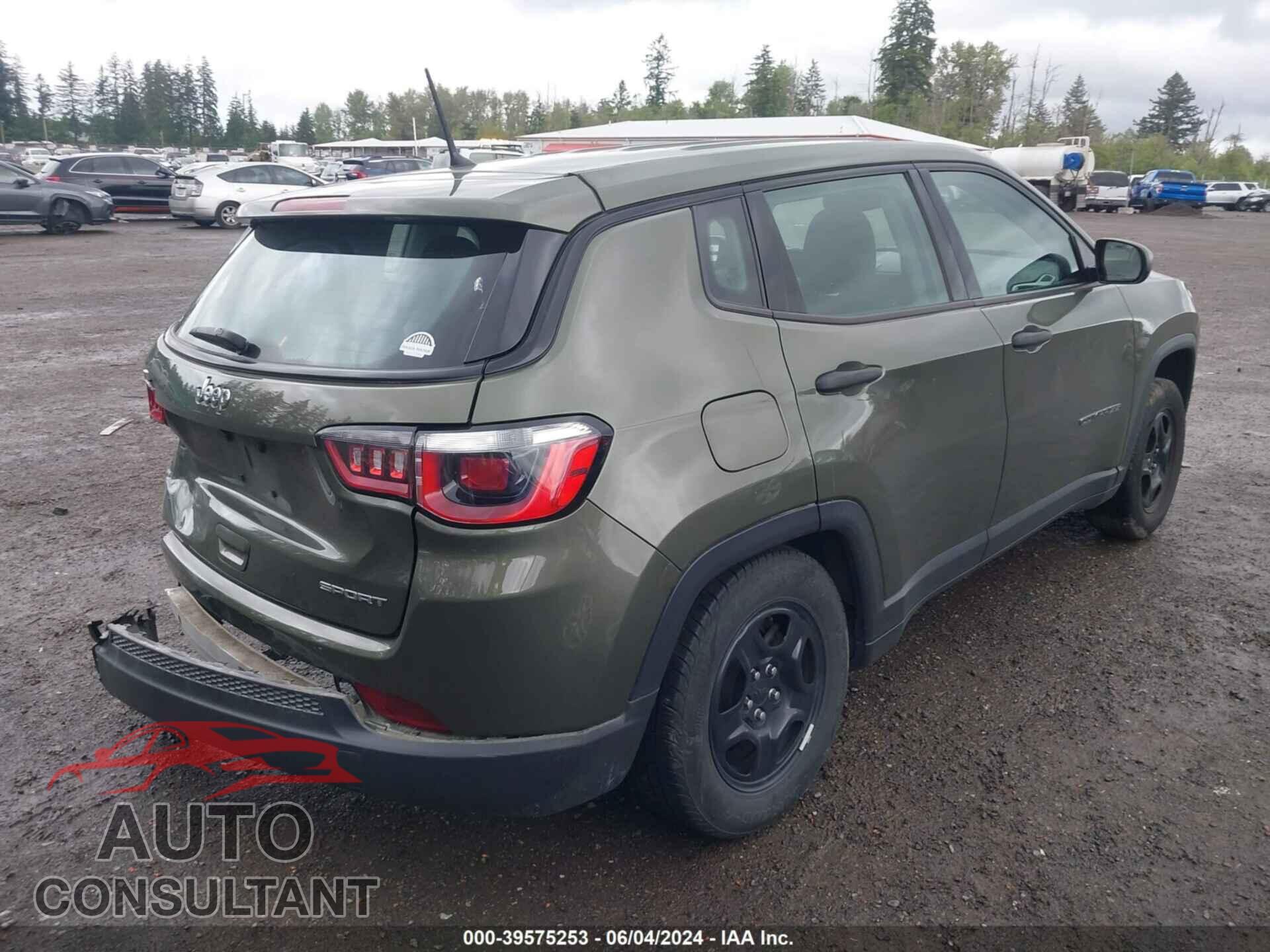 JEEP NEW COMPASS 2017 - 3C4NJCAB3HT672606