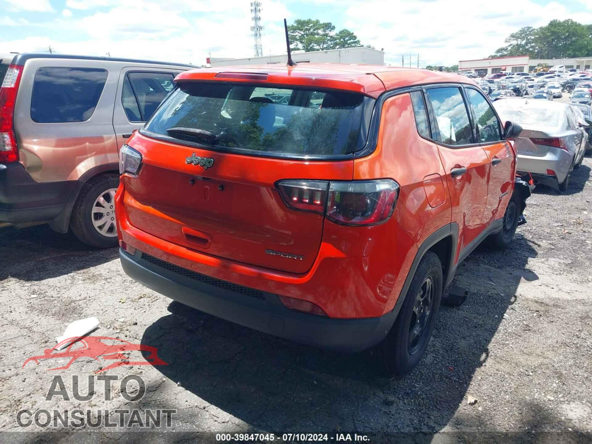 JEEP COMPASS 2018 - 3C4NJCAB9JT308809