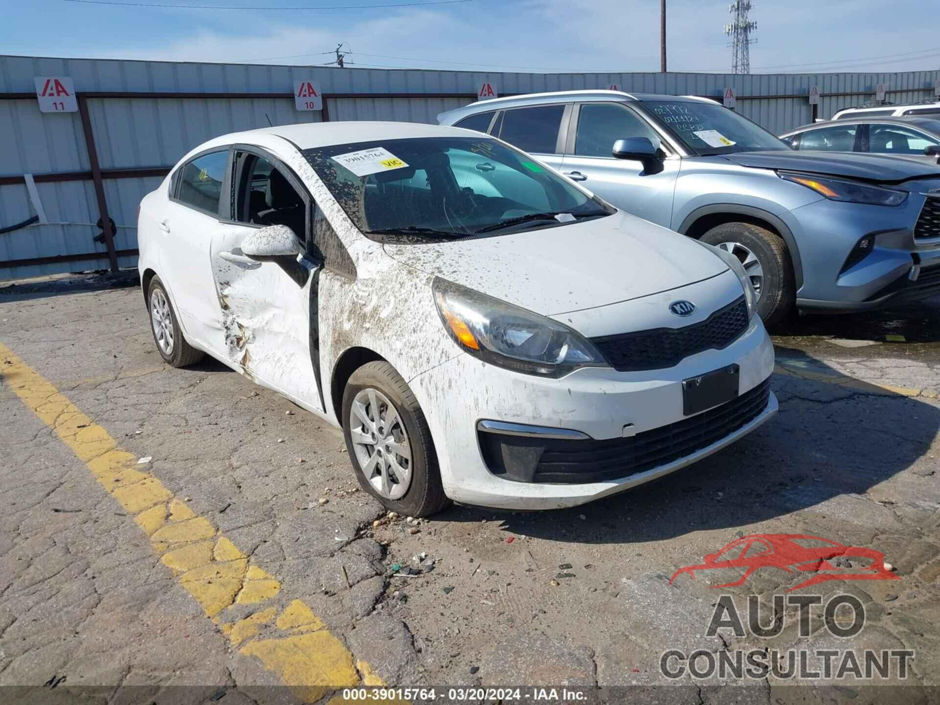 KIA RIO 2017 - KNADM4A39H6103977