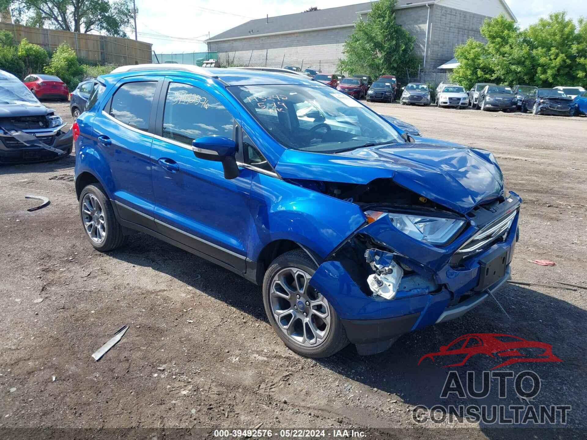 FORD ECOSPORT 2018 - MAJ6P1WL2JC162070