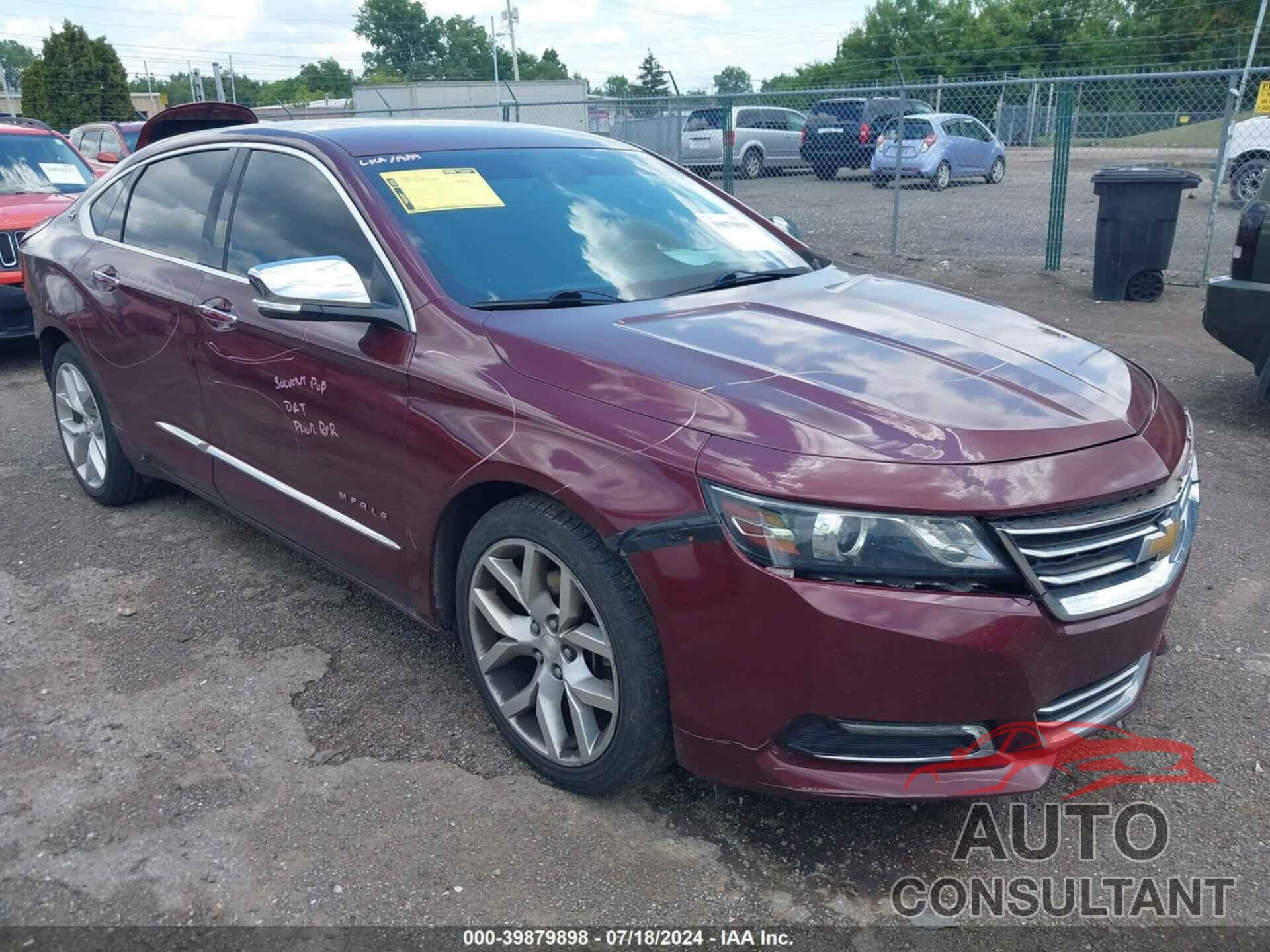 CHEVROLET IMPALA 2016 - 2G1145S35G9169372