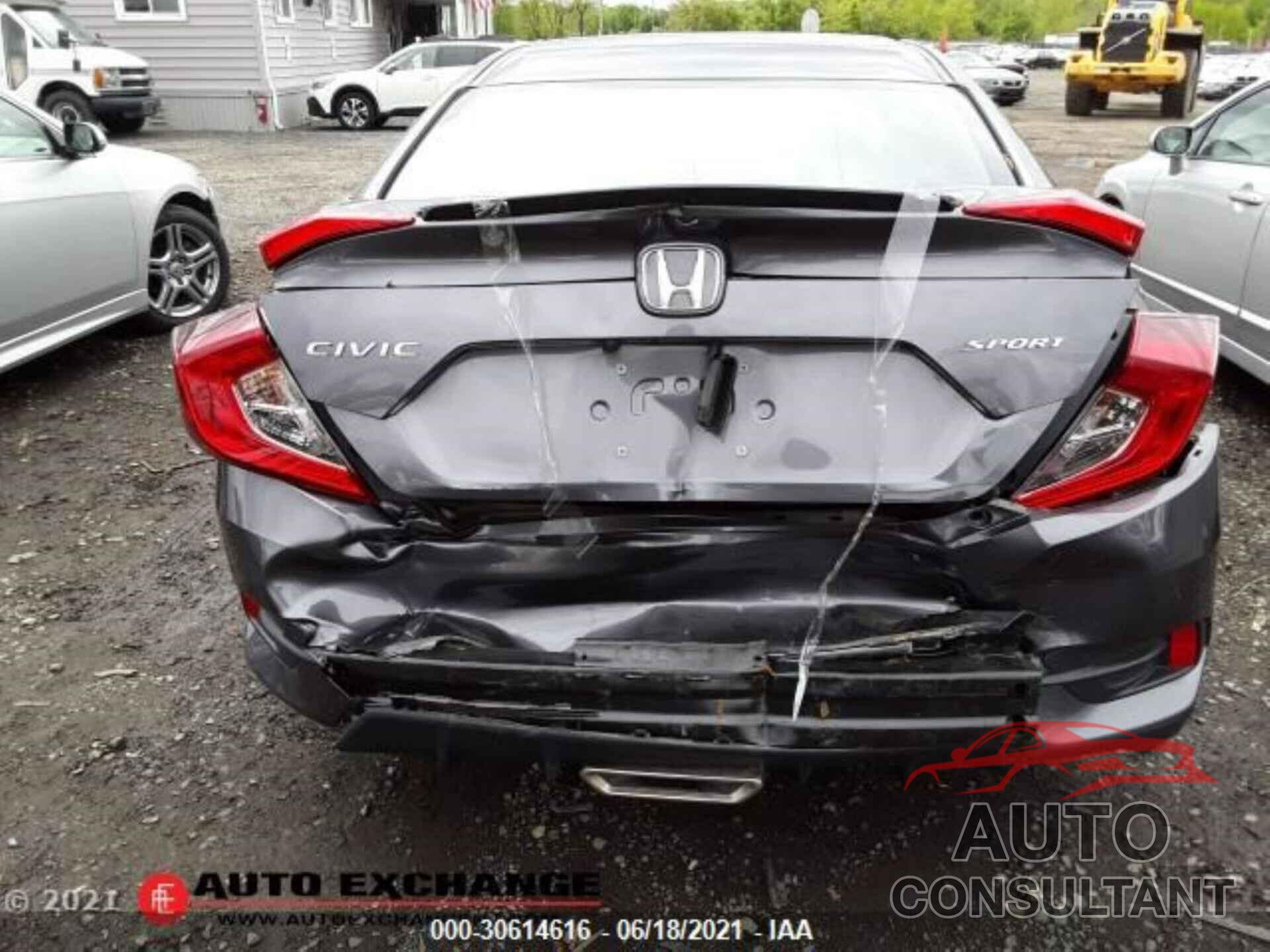 HONDA CIVIC SEDAN 2019 - 2HGFC2F86KH555514