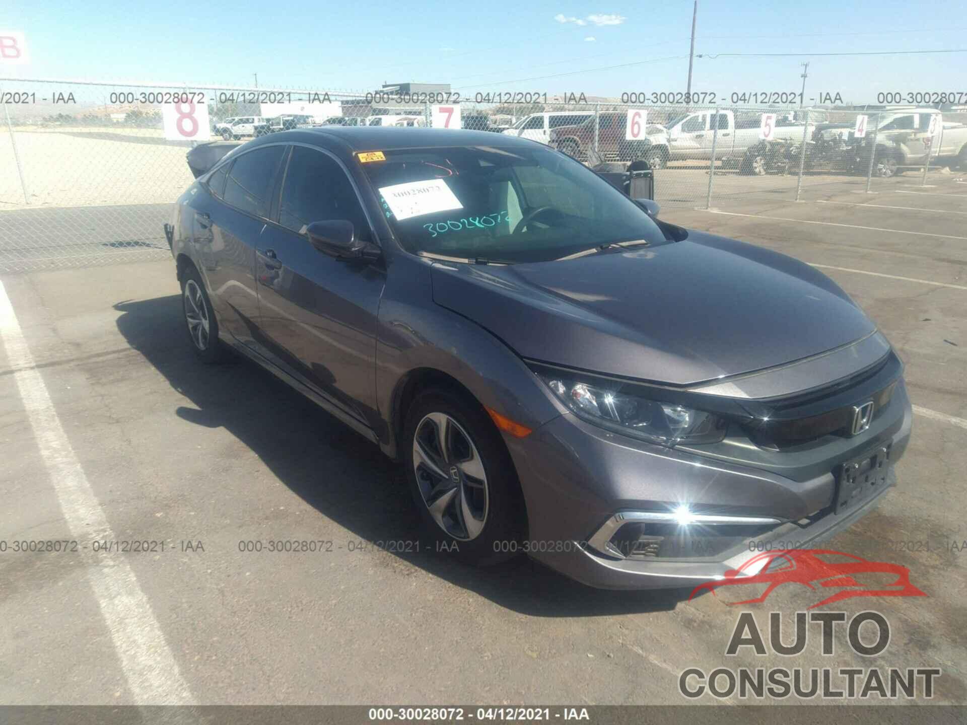 HONDA CIVIC SEDAN 2020 - 19XFC2F67LE016667