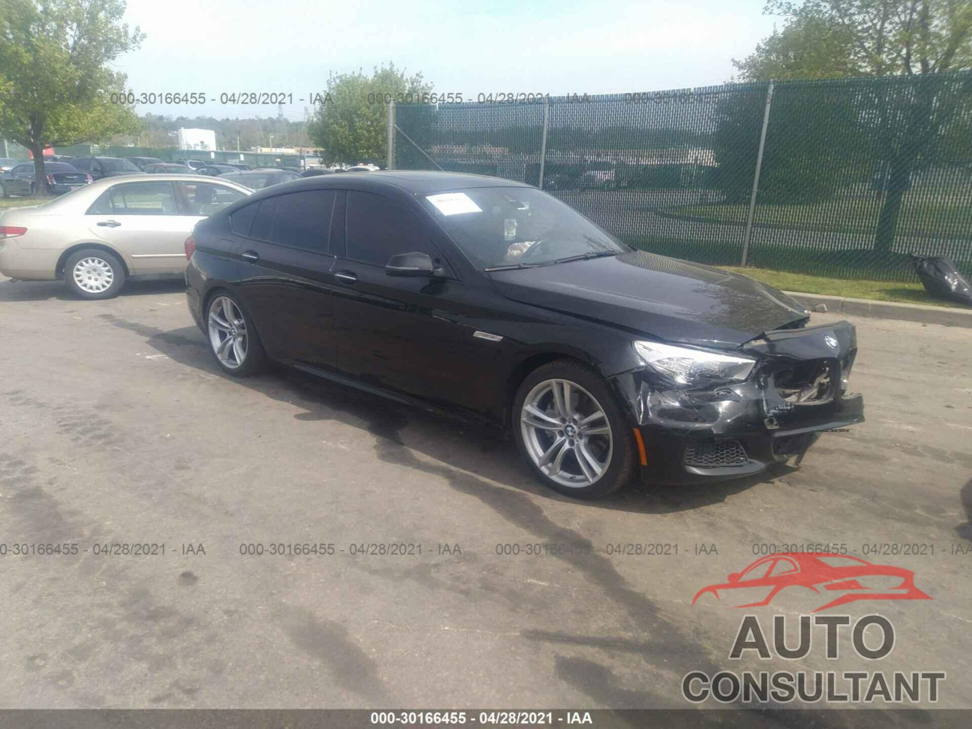BMW 5 SERIES GRAN TURISMO 2016 - WBA5M2C58GG498931