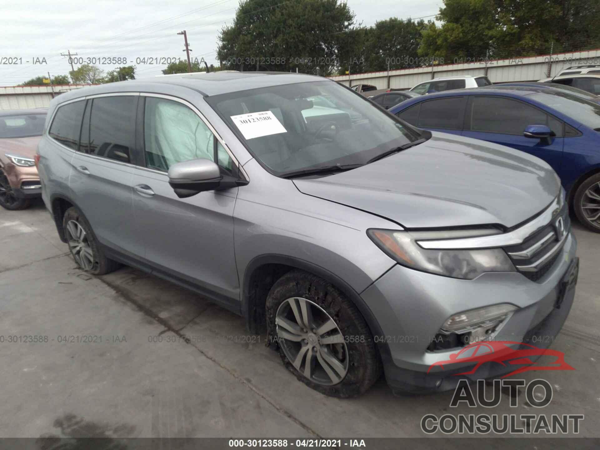 HONDA PILOT 2017 - 5FNYF5H58HB011758