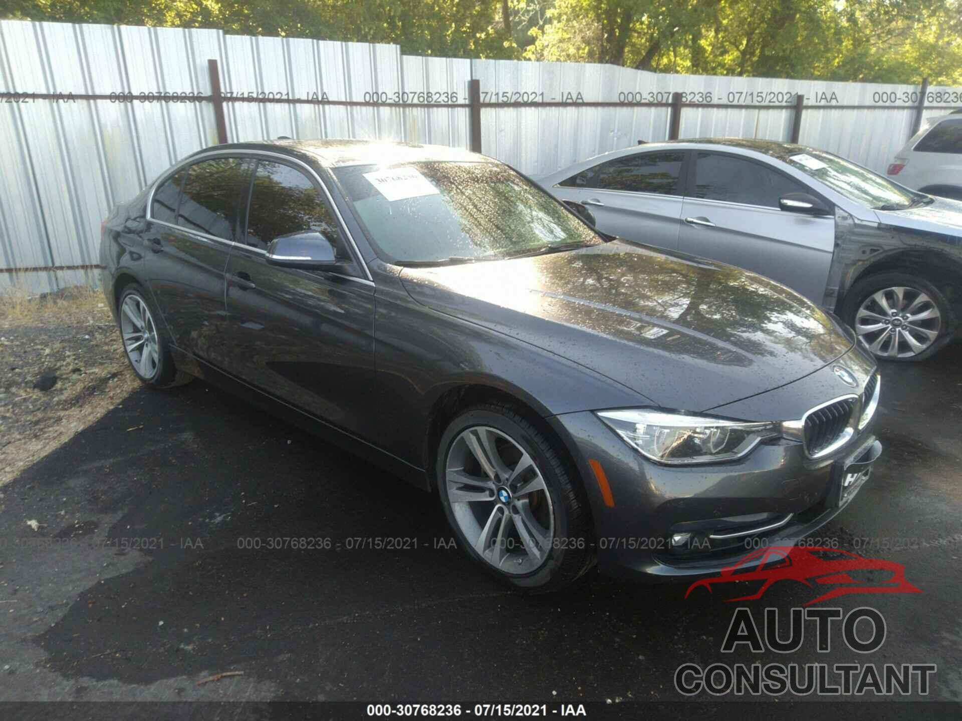 BMW 3 SERIES 2017 - WBA8D9C34HA005772