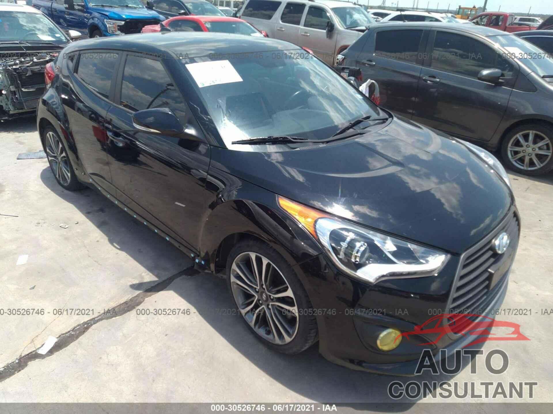 HYUNDAI VELOSTER 2016 - KMHTC6AE5GU296326