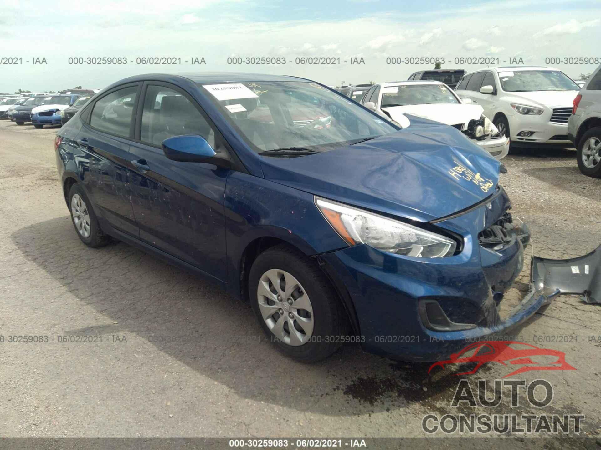 HYUNDAI ACCENT 2016 - KMHCT4AE1GU060602