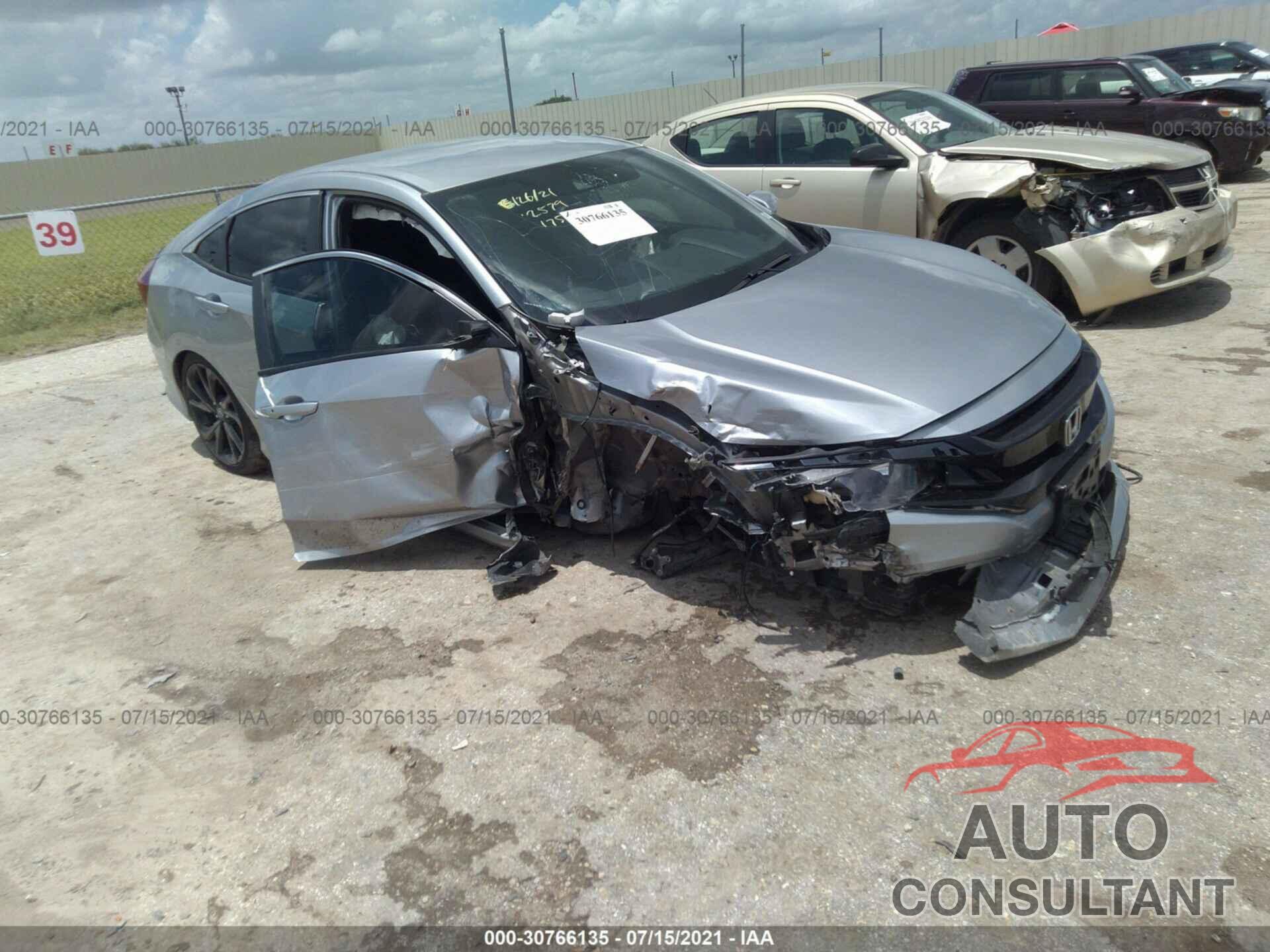 HONDA CIVIC SEDAN 2020 - 19XFC2F88LE209377