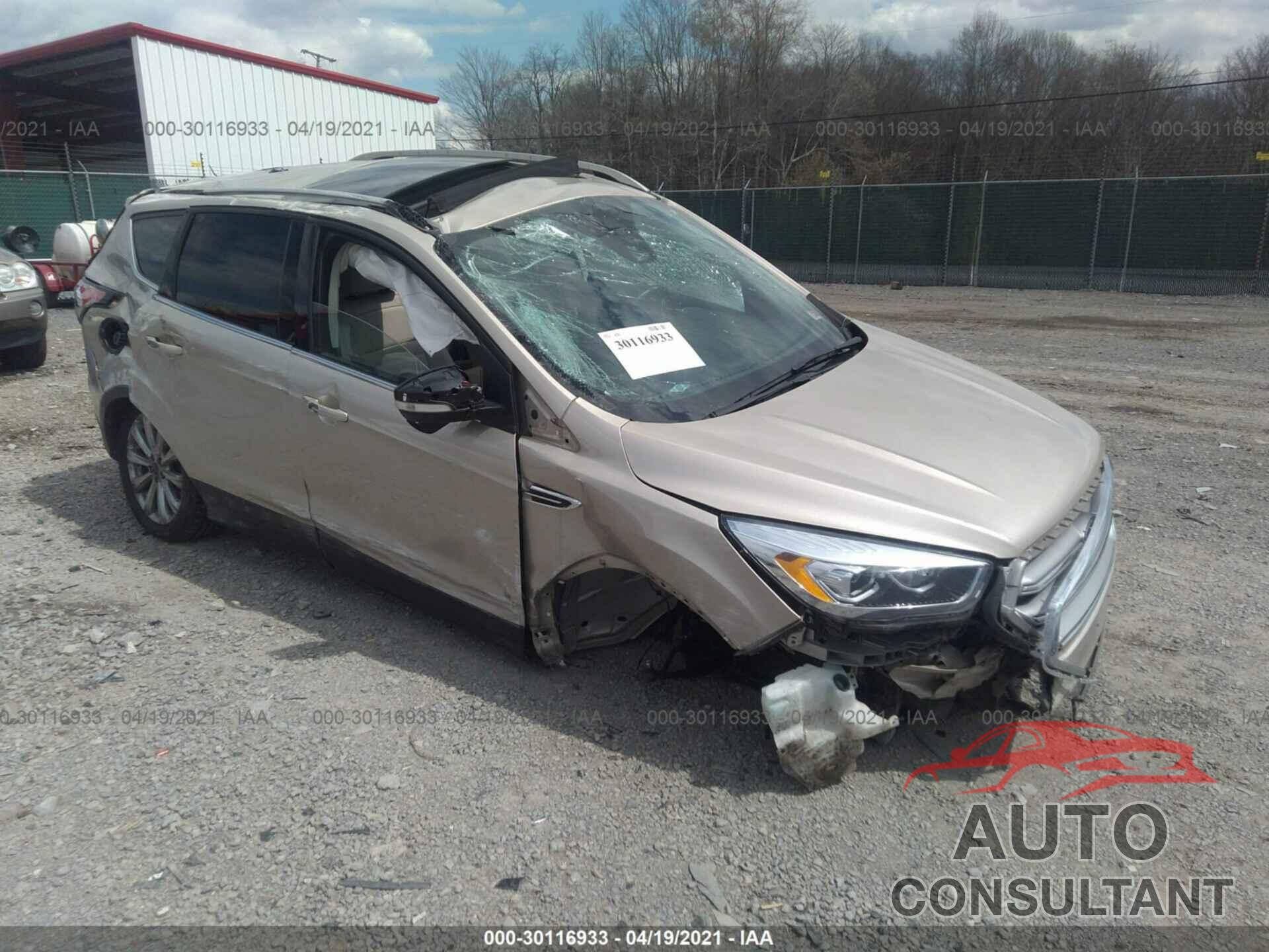 FORD ESCAPE 2017 - 1FMCU0J99HUD72323