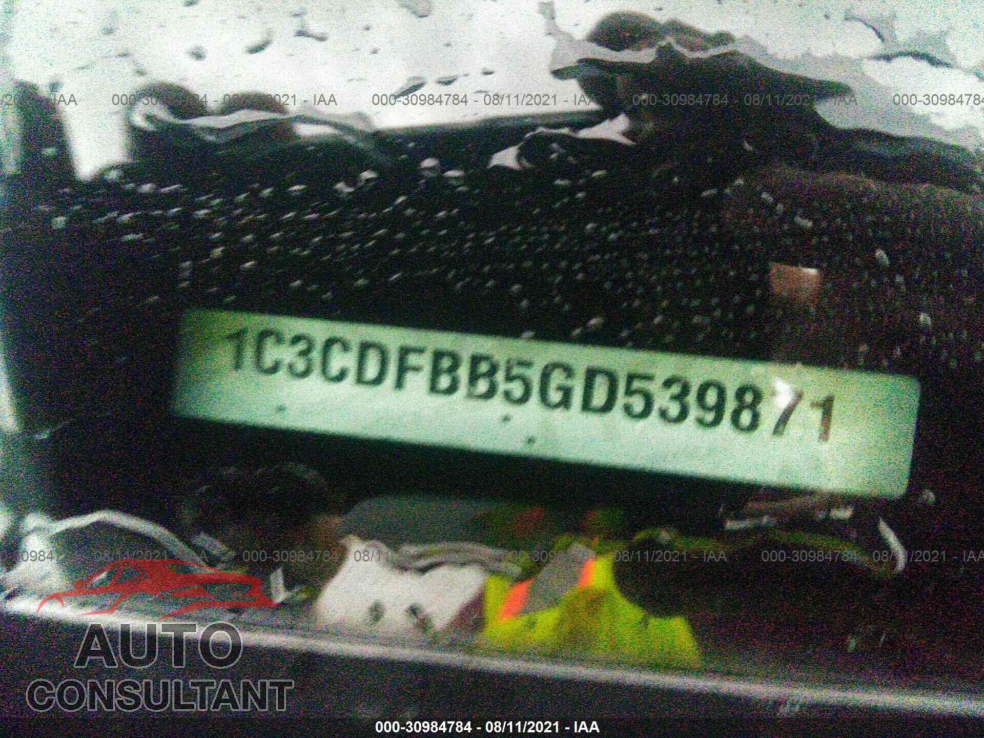 DODGE DART 2016 - 1C3CDFBB5GD539871