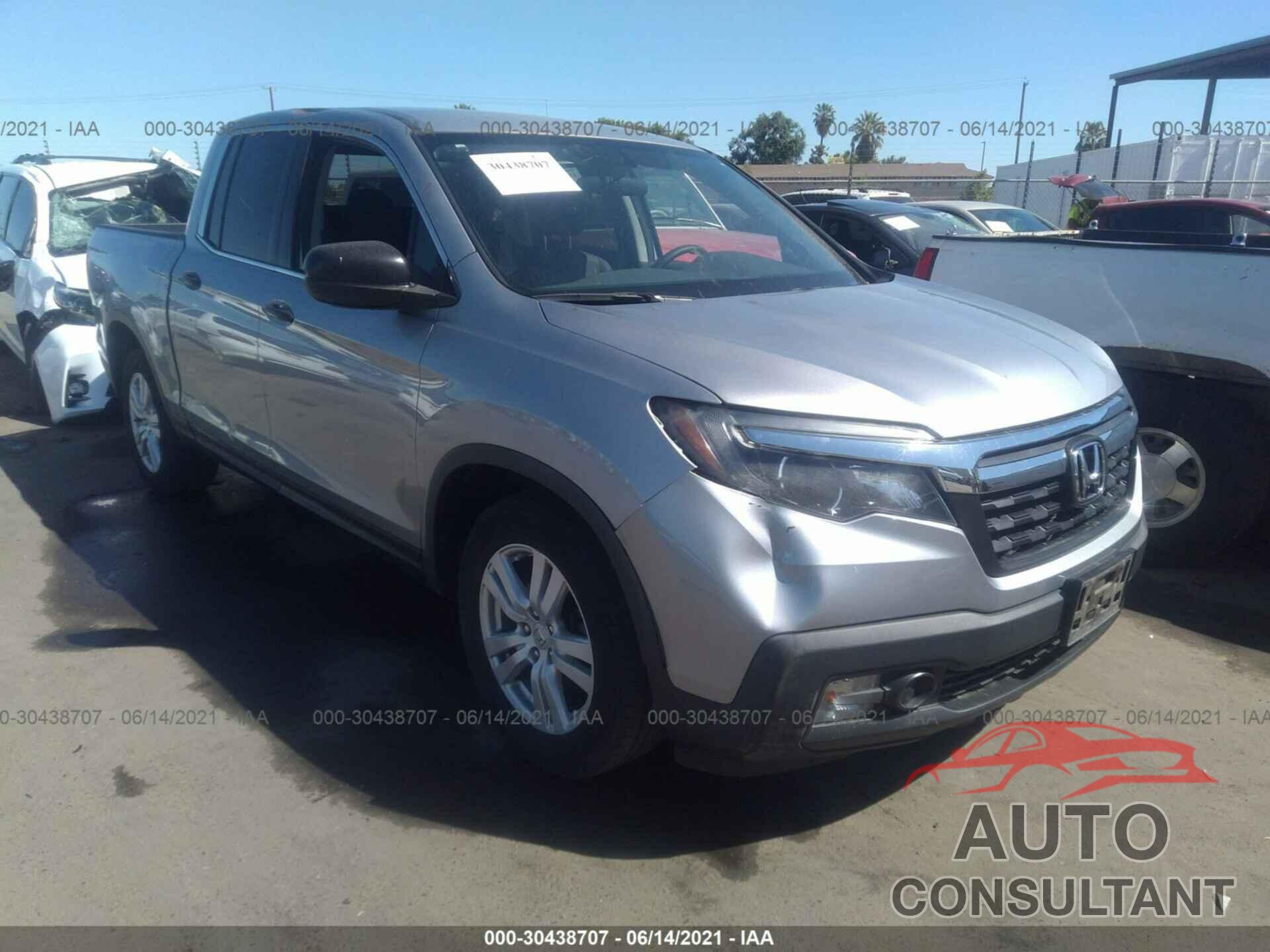 HONDA RIDGELINE 2017 - 5FPYK2F23HB009717