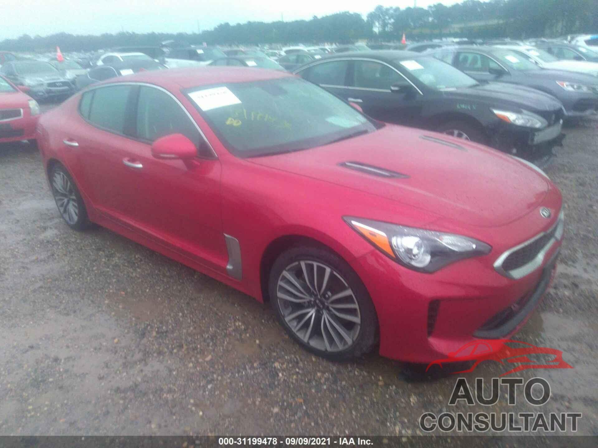 KIA STINGER 2019 - KNAE15LA8K6049397