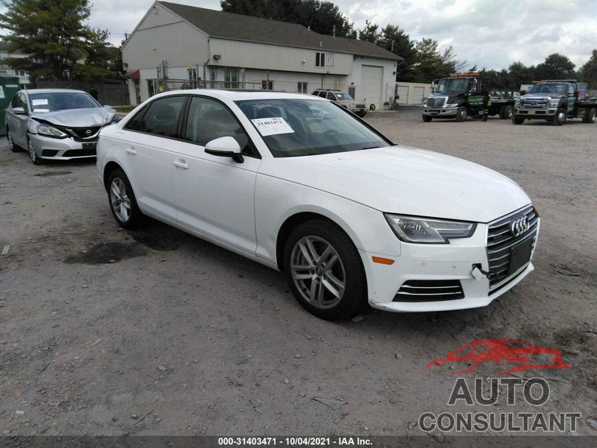 AUDI A4 2017 - WAUANAF44HN008670