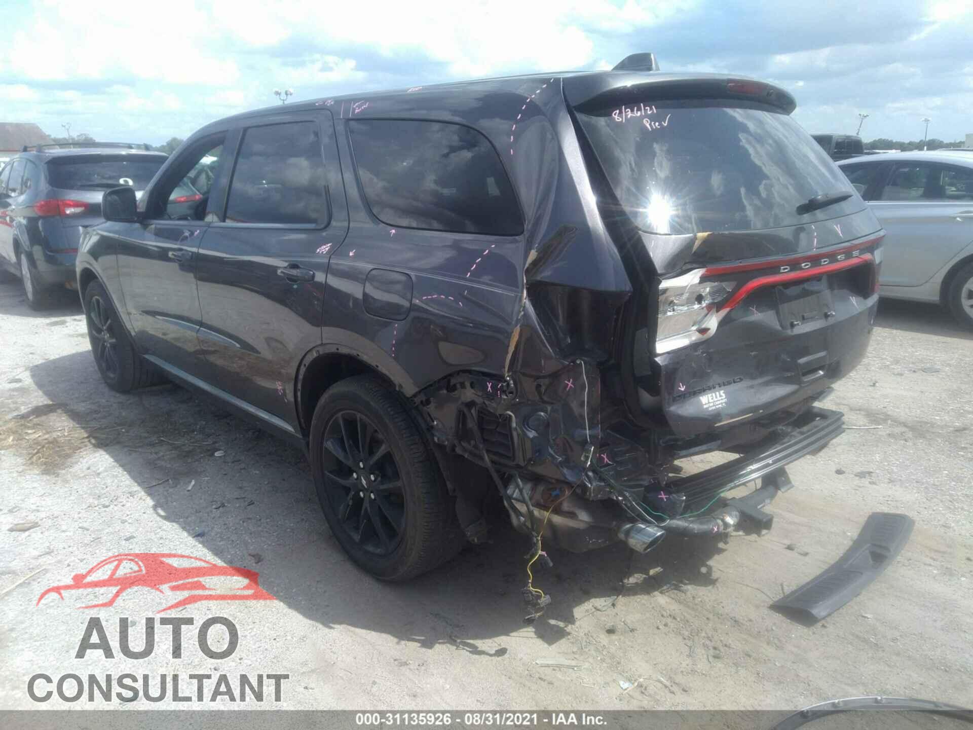 DODGE DURANGO 2019 - 1C4RDHDG9KC647502