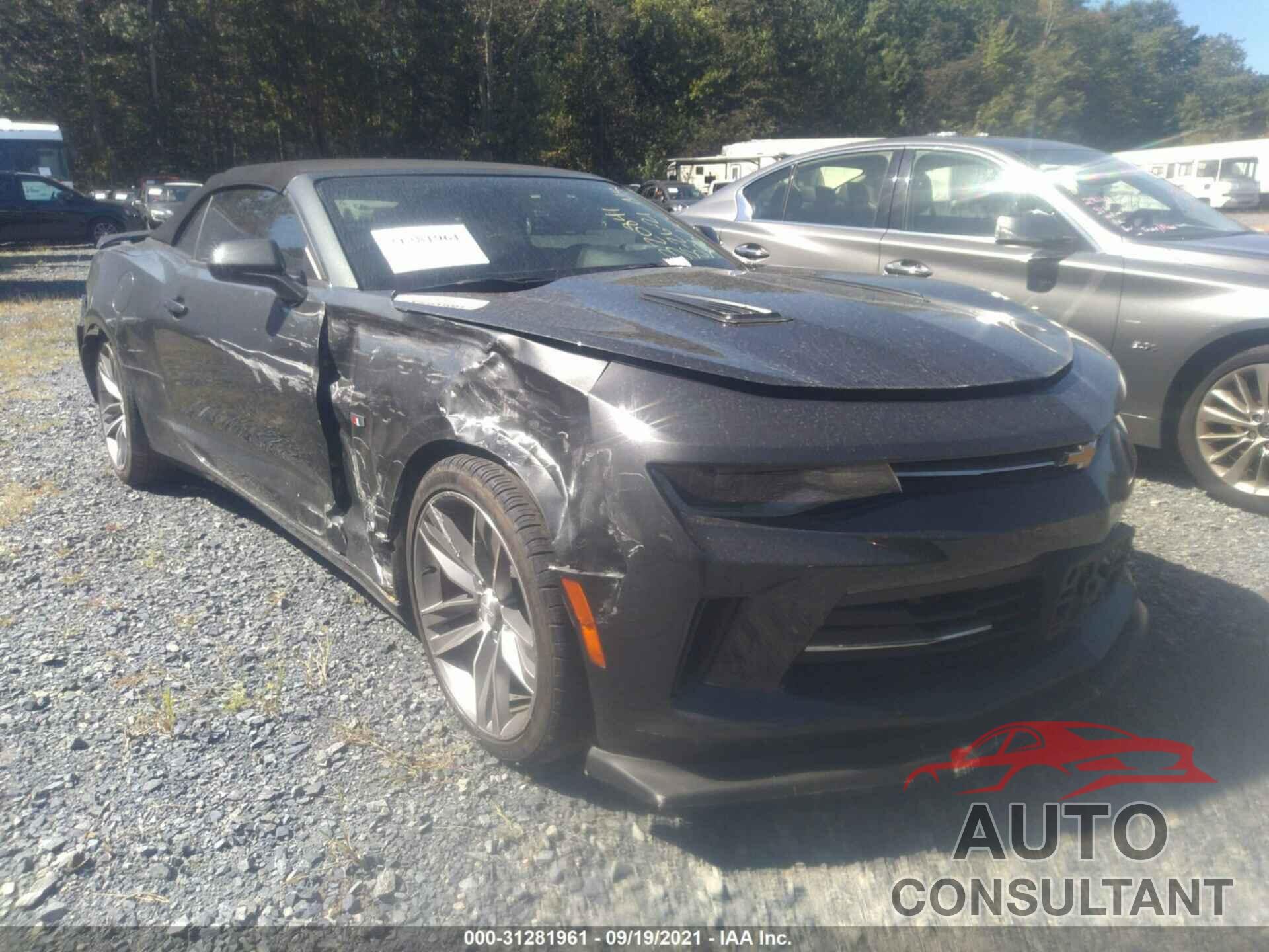 CHEVROLET CAMARO 2017 - 1G1FB3DS8H0162092